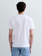 T-shirt Replay Bianco Basic logo frontale M3098 011 REPLAY 