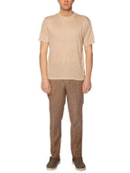 T-shirt Seinse Beige in lino TE3265 BEIGE SEINSE 