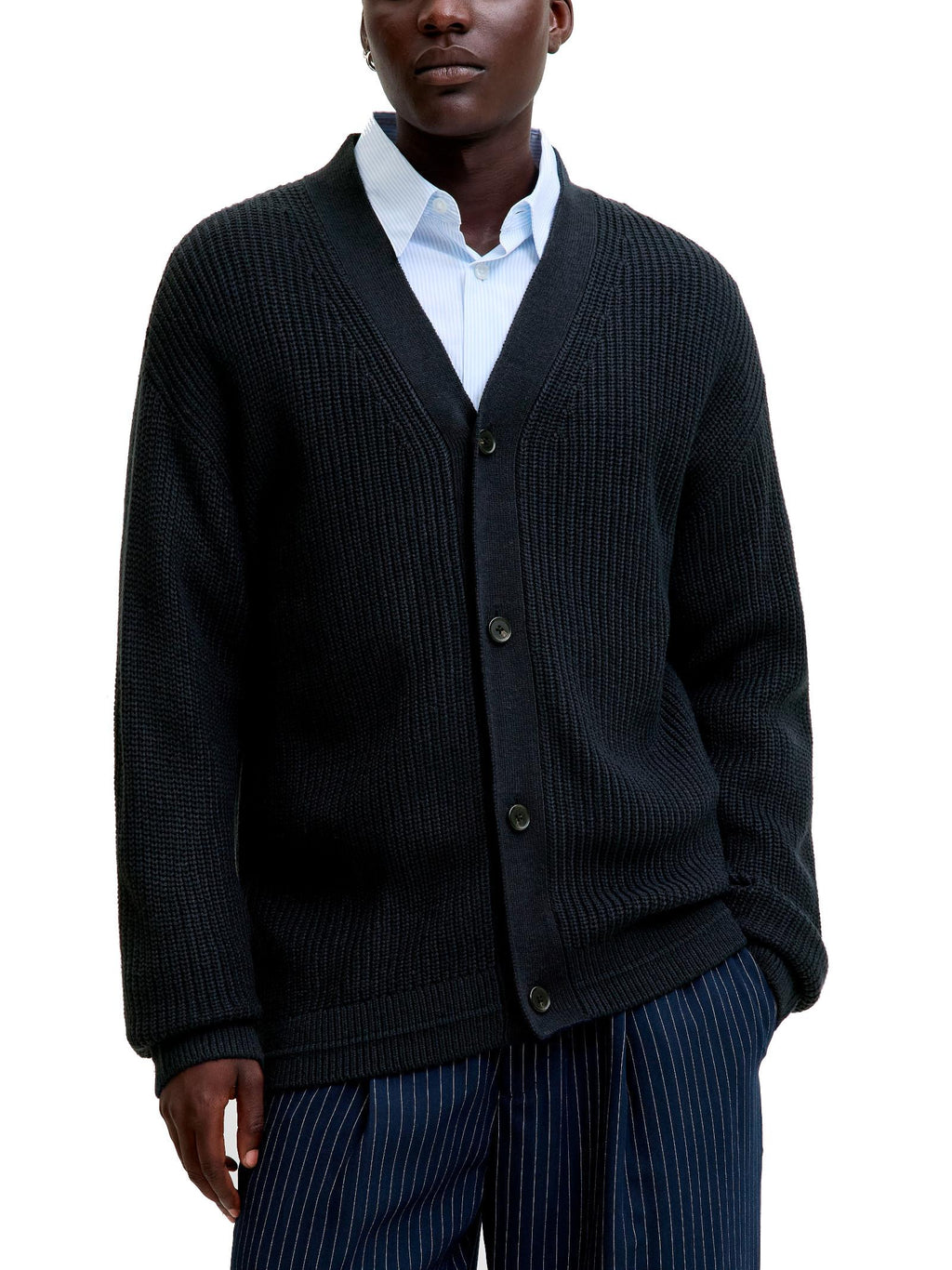 Cardigan in maglia Jack & Jones Connor Blu bottoni 12278960 /Sky Captain JACK & JONES 