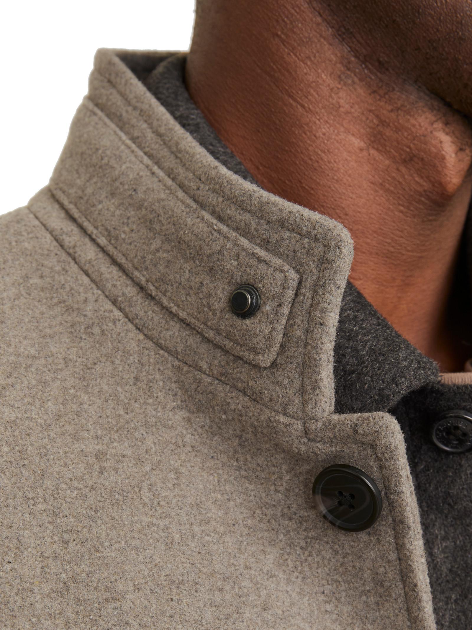 Cappotto Jack & Jones Melton Beige lungo 12258672 /Greige JACK & JONES 