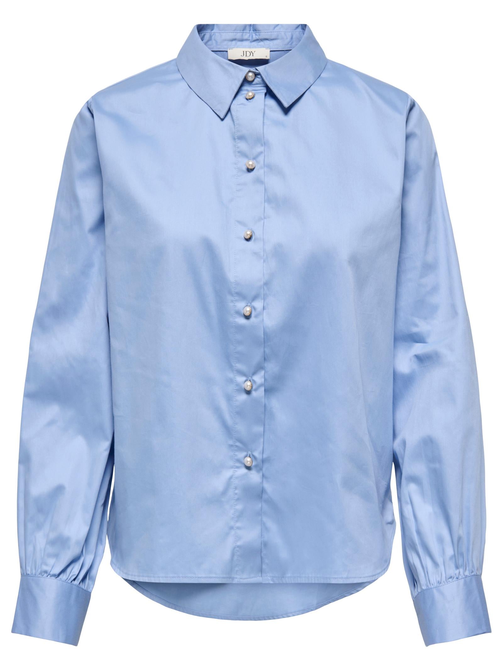 Camicia Jacqueline De Yong Willow Celeste con perle 15358208 /Provence JDY 