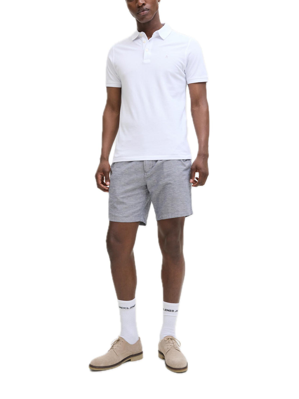 Bermuda Jack & Jones Stace Blu in lino 12248627 /Faded Denim JACK & JONES 