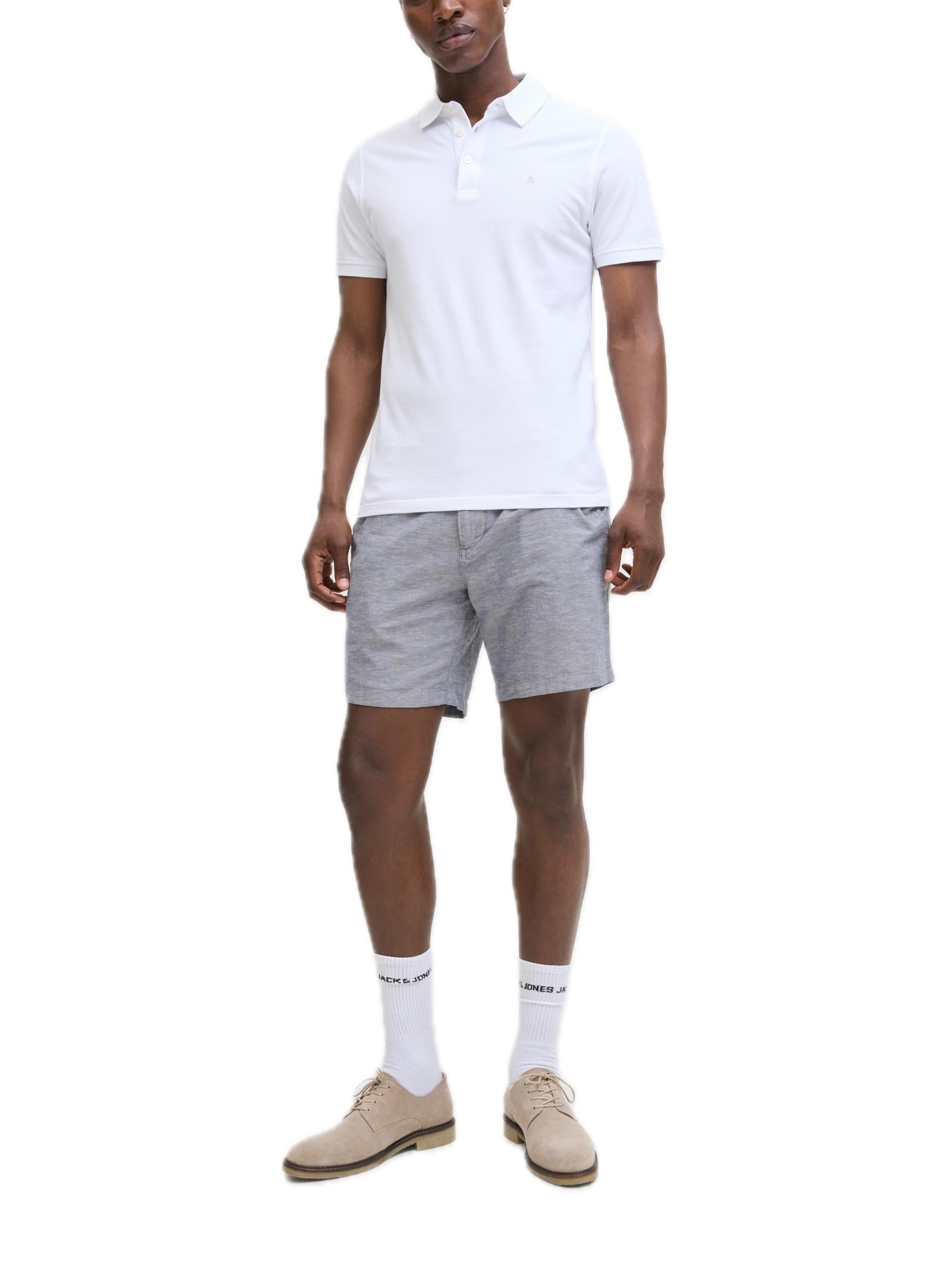 Bermuda Jack & Jones Stace Blu in lino 12248627 /Faded Denim JACK & JONES 