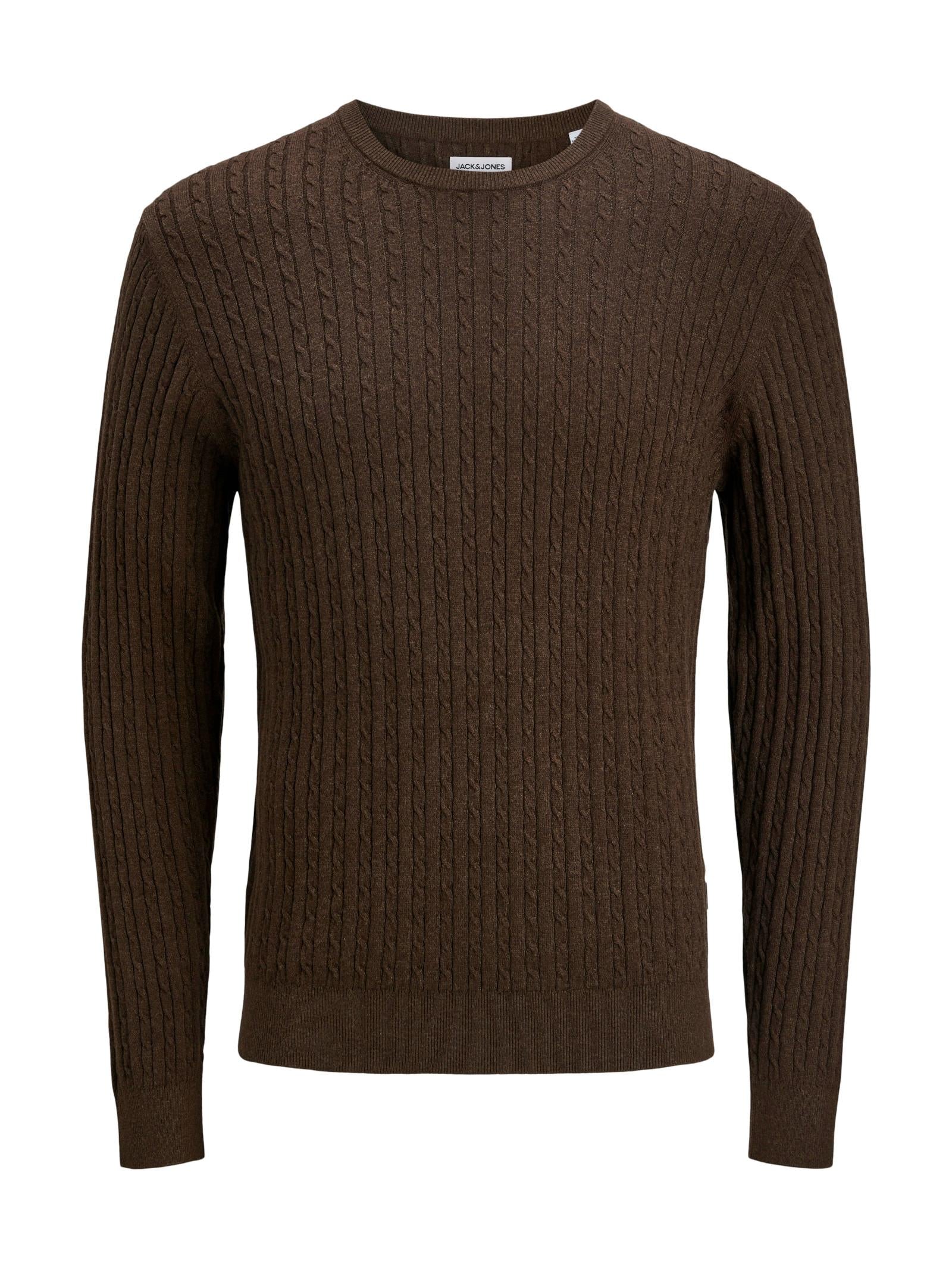 Maglia Jack & Jones Emil Marrone regular 12278785 /Mulch JACK & JONES 