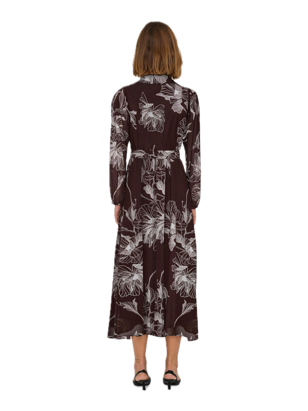 Abito Only Star Marrone con fantasia 15335346 /Chicory Coffee ONLY 