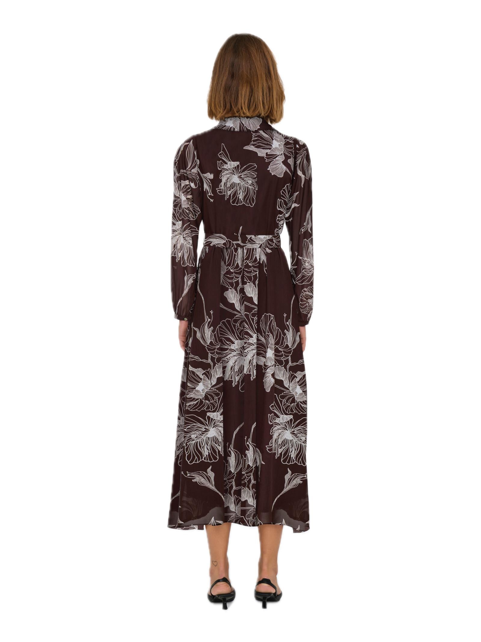 Abito Only Star Marrone con fantasia 15335346 /Chicory Coffee ONLY 