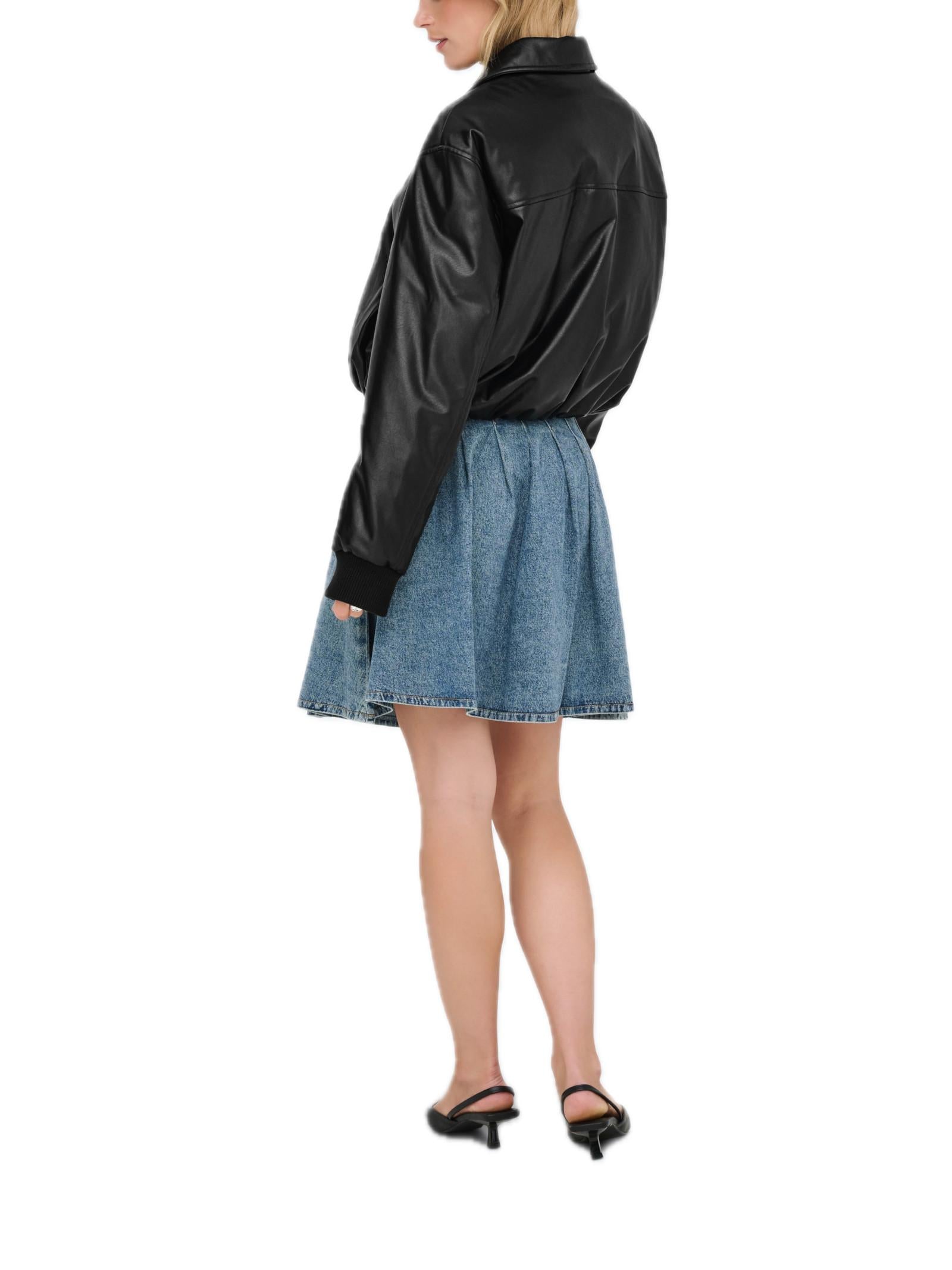 Giubbotto Only Marie Nero colletto 15349548 /Black ONLY 