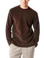 Maglia Block Eleven Marrone in bouclè 13BITETTO MORO BLOCK ELEVEN 
