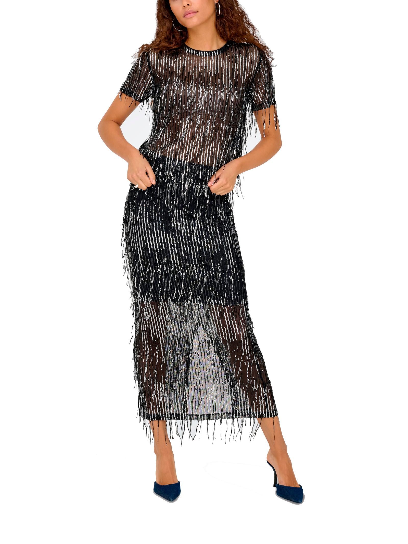 Gonna Only Spacy Nero con paillettes 15359937 /Black ONLY 