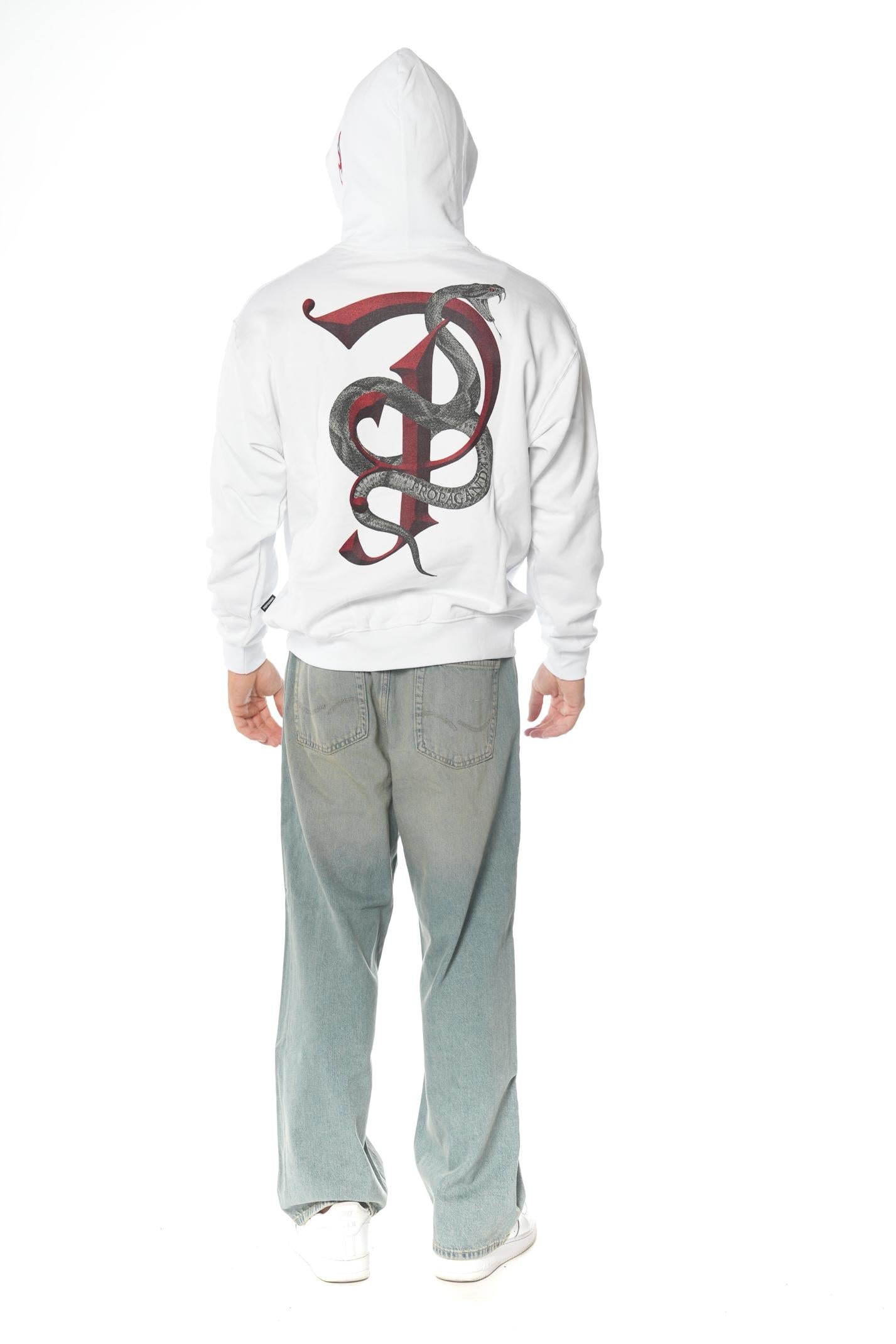 Felpa Propaganda Venom Bianco FE542 BIANCO PROPAGANDA 