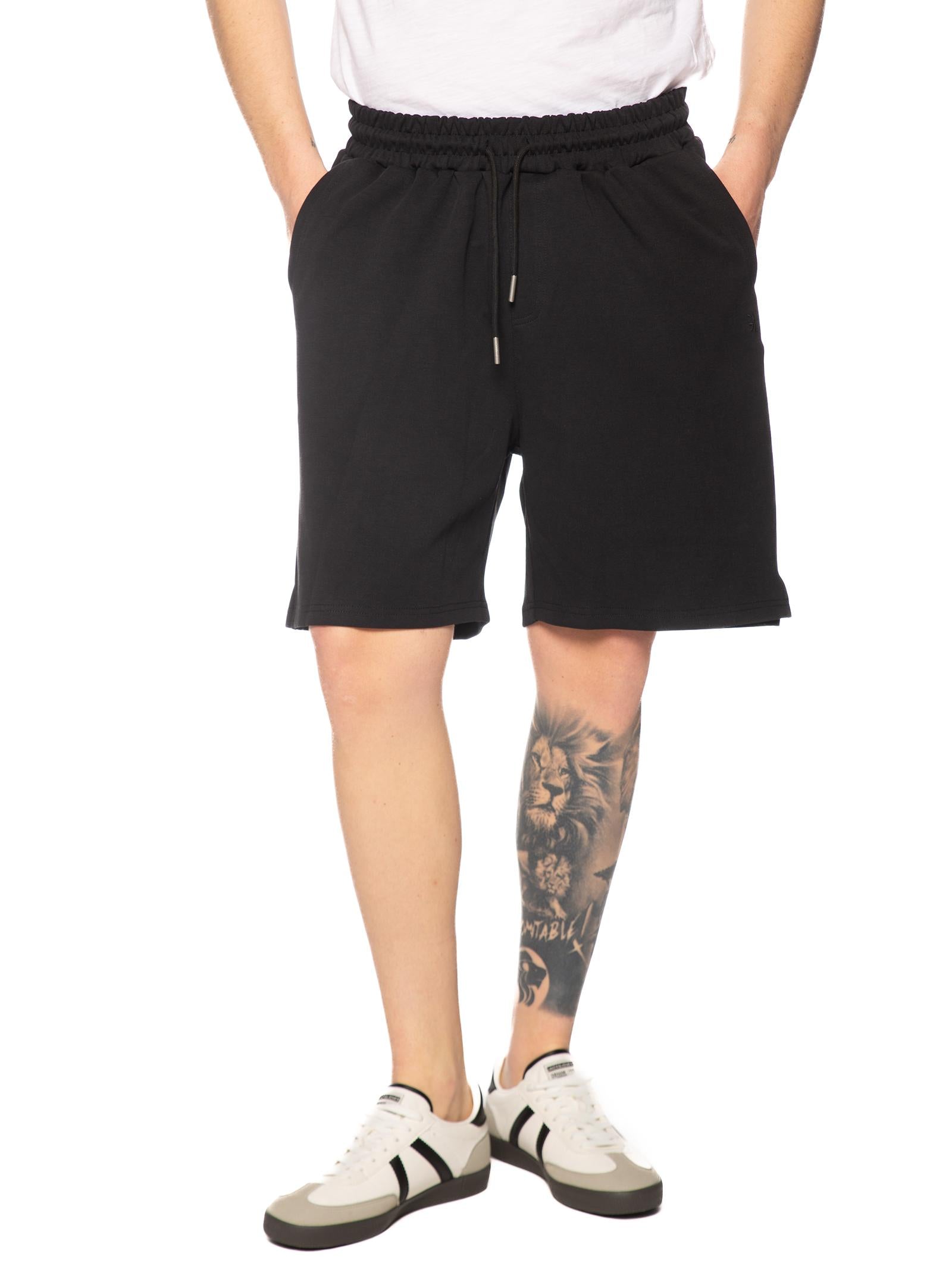 Bermuda Gianni Lupo Nero basic in felpa GL2127F NERO GIANNI LUPO 