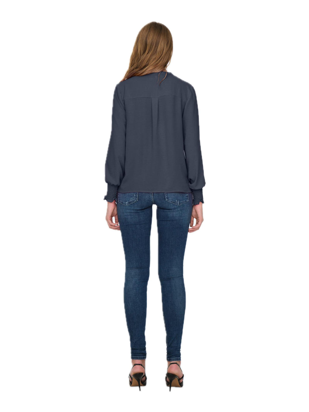 Blusa Only Mette Blu a maniche lunghe 15284309 /Ombre Blue ONLY 