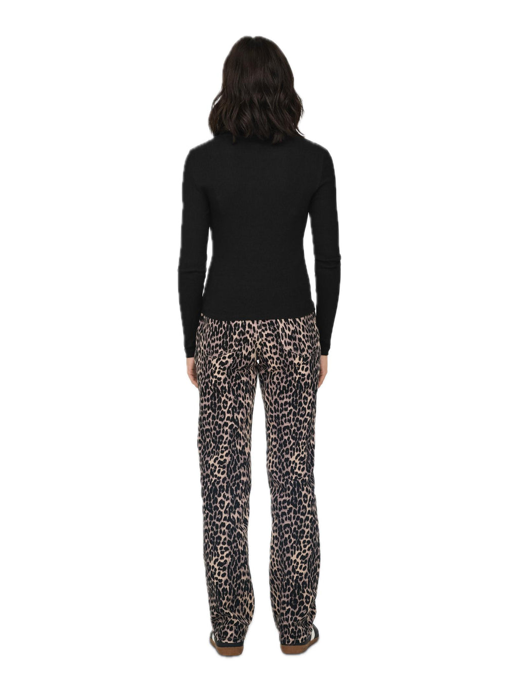 T-shirt Only Checkie Nero con bottoni 15330371 /Black ONLY 