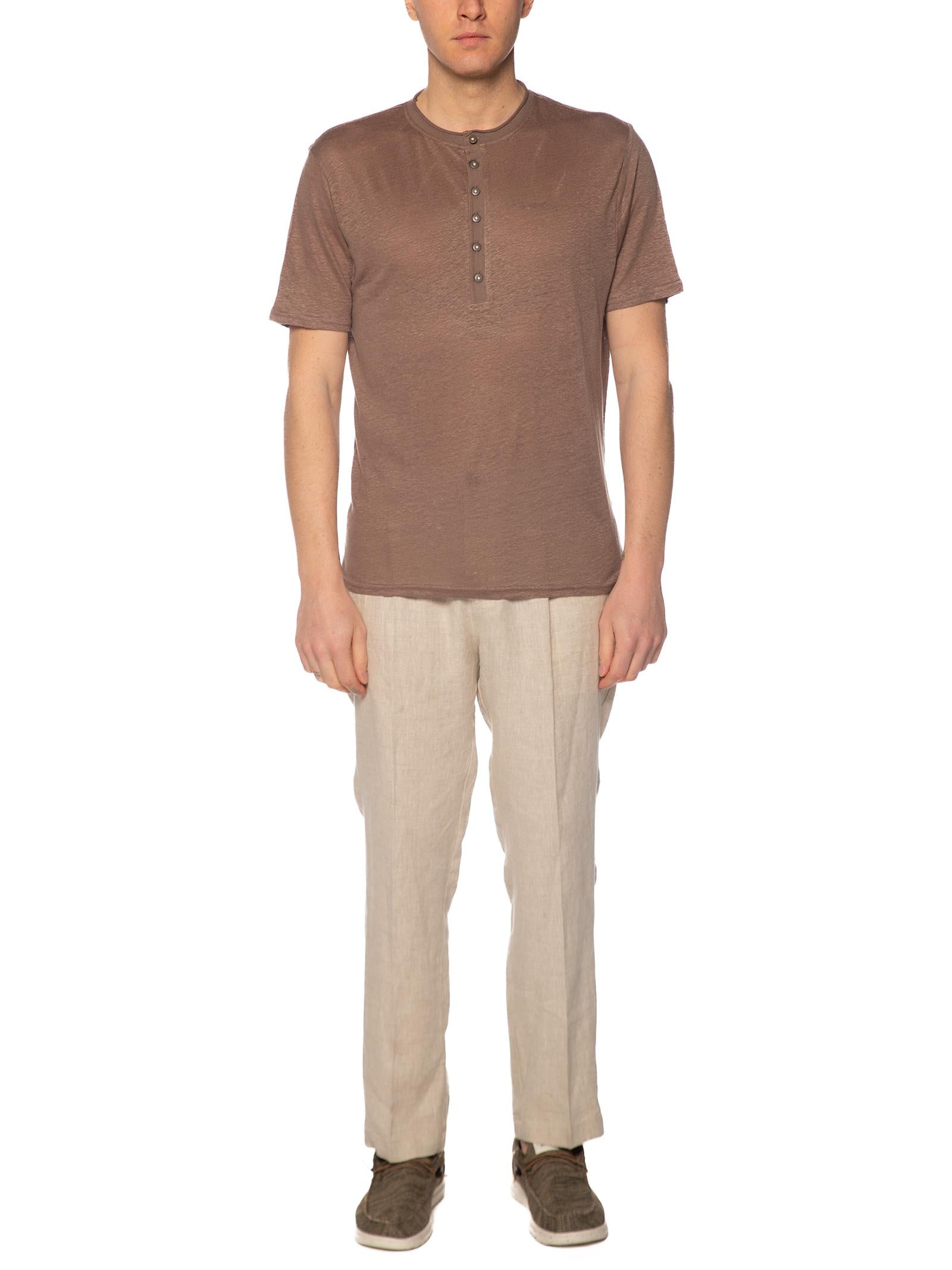 T-shirt Seinse Blu Basic manica corte TE3263 FANGO SEINSE 