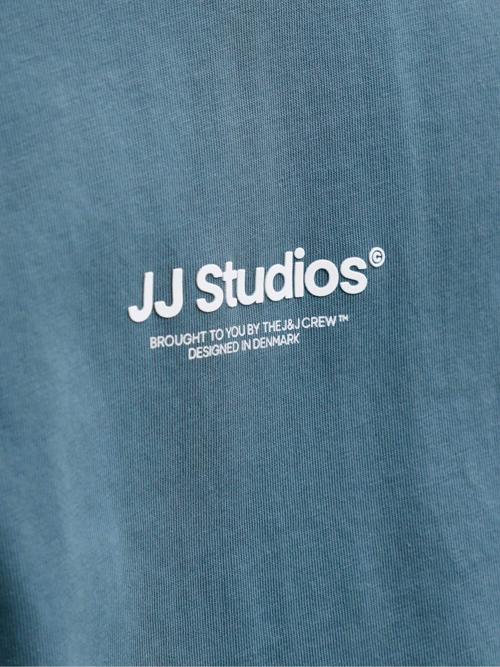 T-shirt Jack & Jones Soho Avio con mini logo gommato 12278787 /Blue Mirage JACK & JONES 