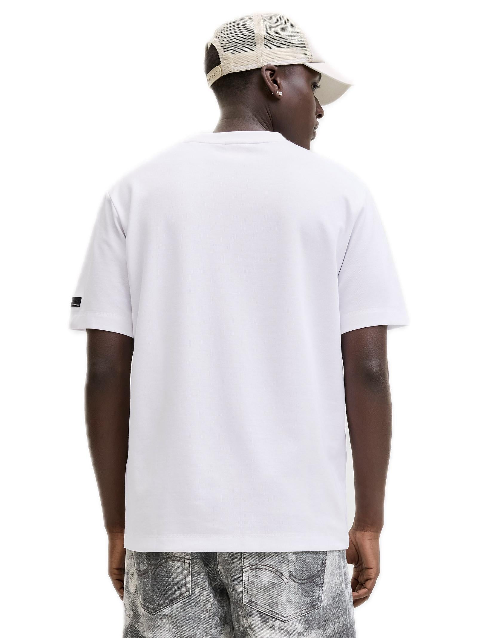 T-shirt Jack & Jones Bianco Fusion oversize 12289962 /Bright White JACK & JONES 