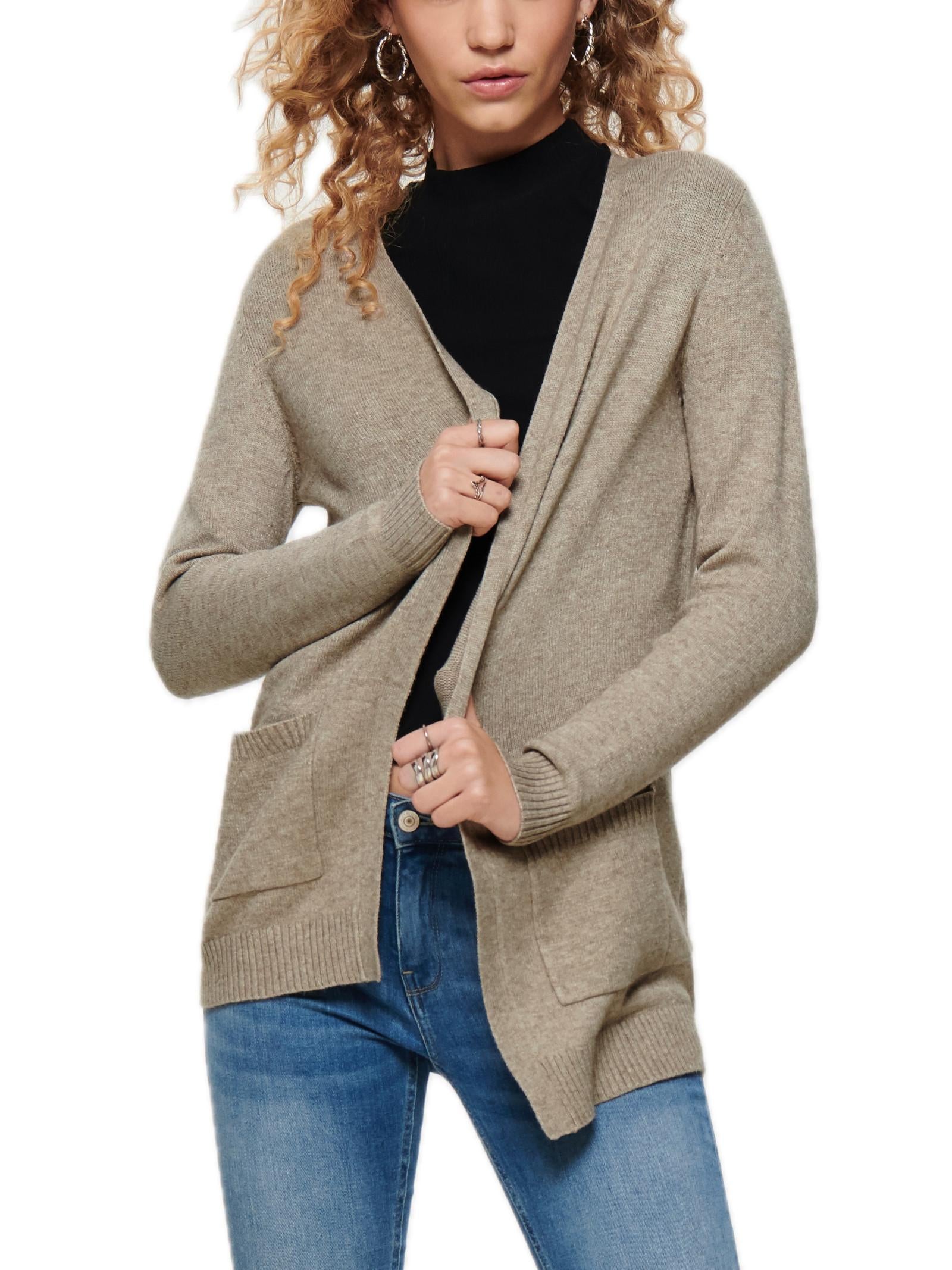 Cardigan Only Lesly Beige con tasche 15174274 /Beige ONLY 