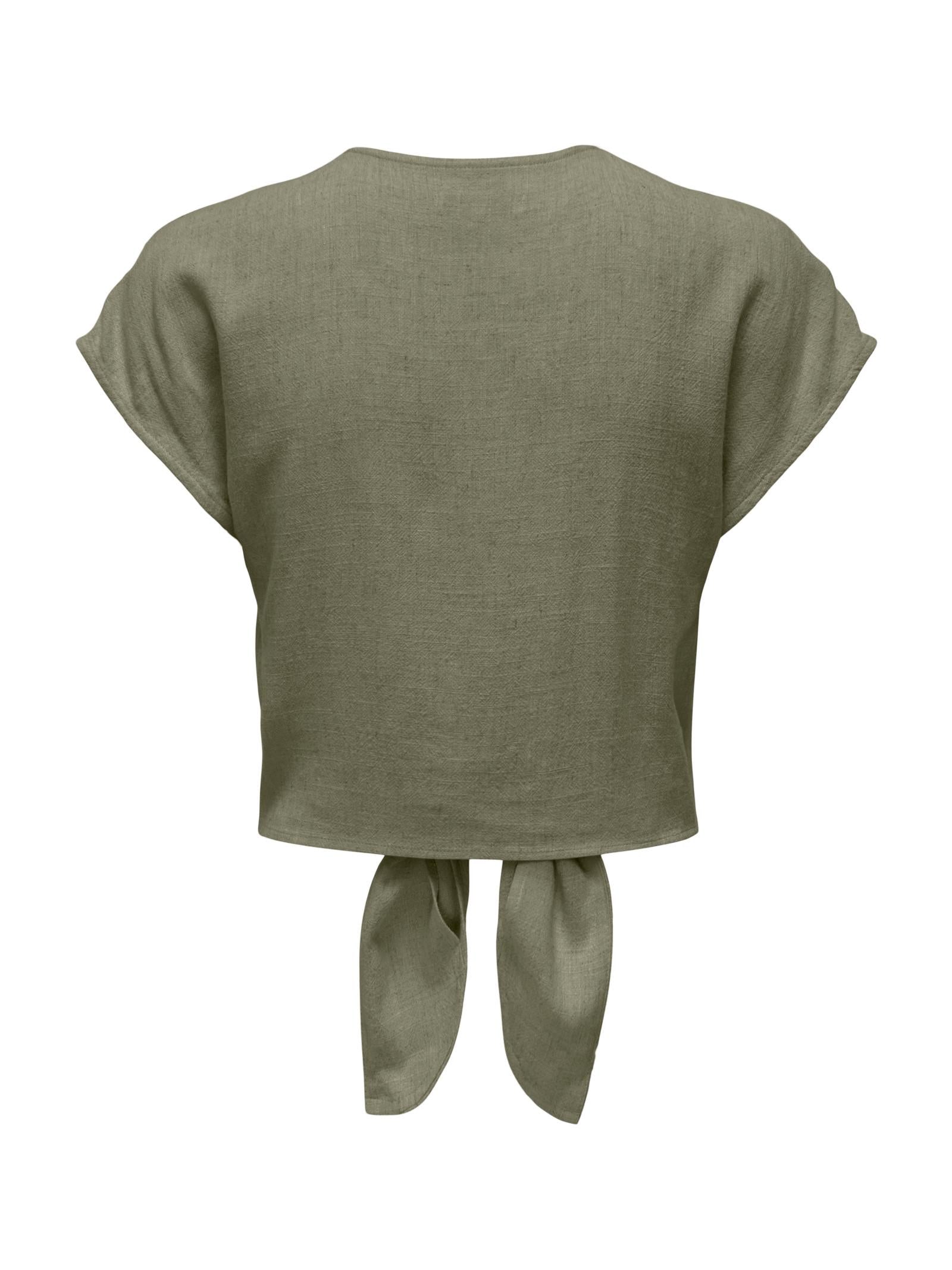 Camicia Only Verde Siesta maniche corte 15322270 /Deep Lichen Green ONLY 