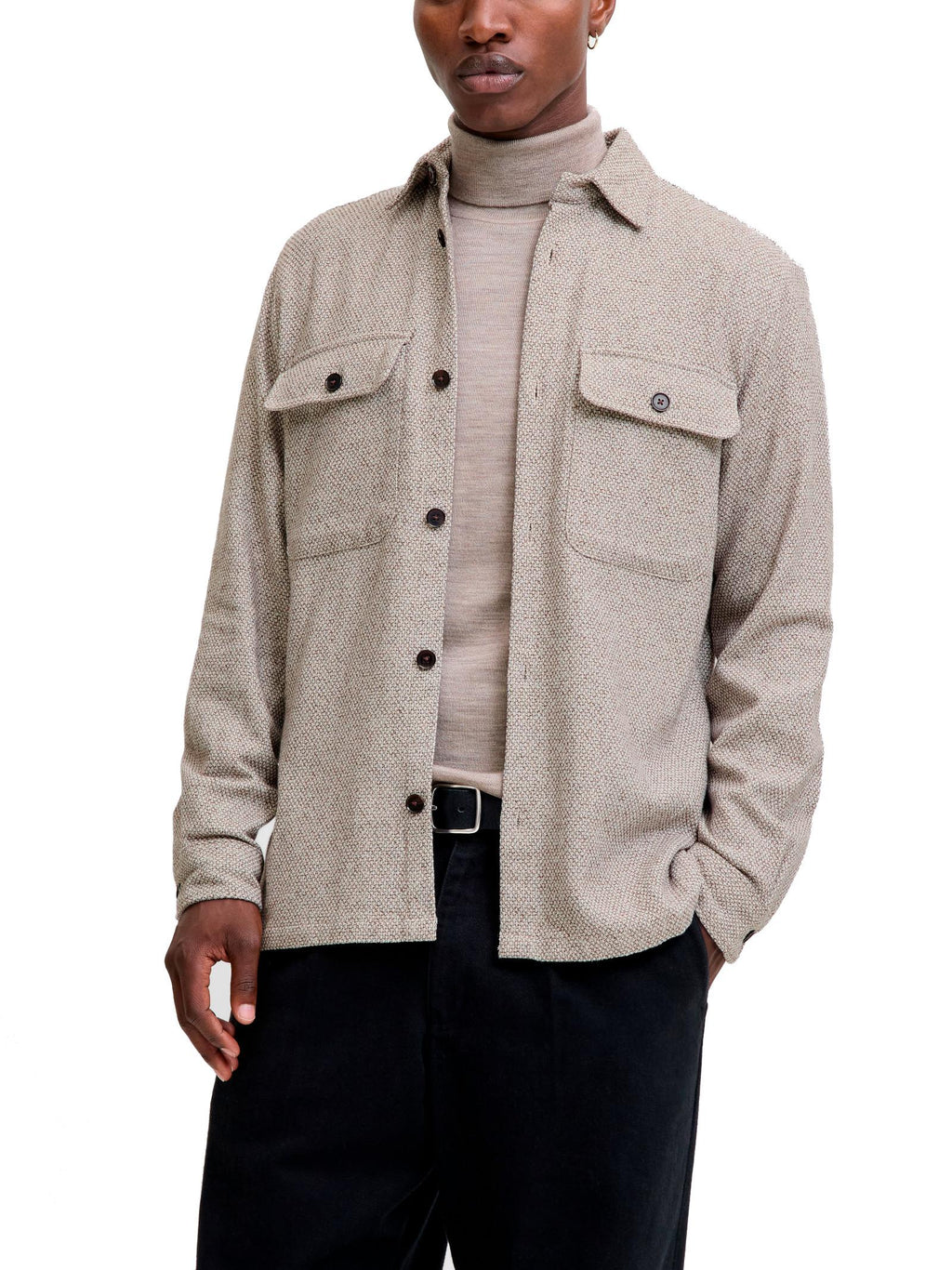 Overshirt Jack & Jones Rayle Beige 12286840 /Ermine JACK & JONES 