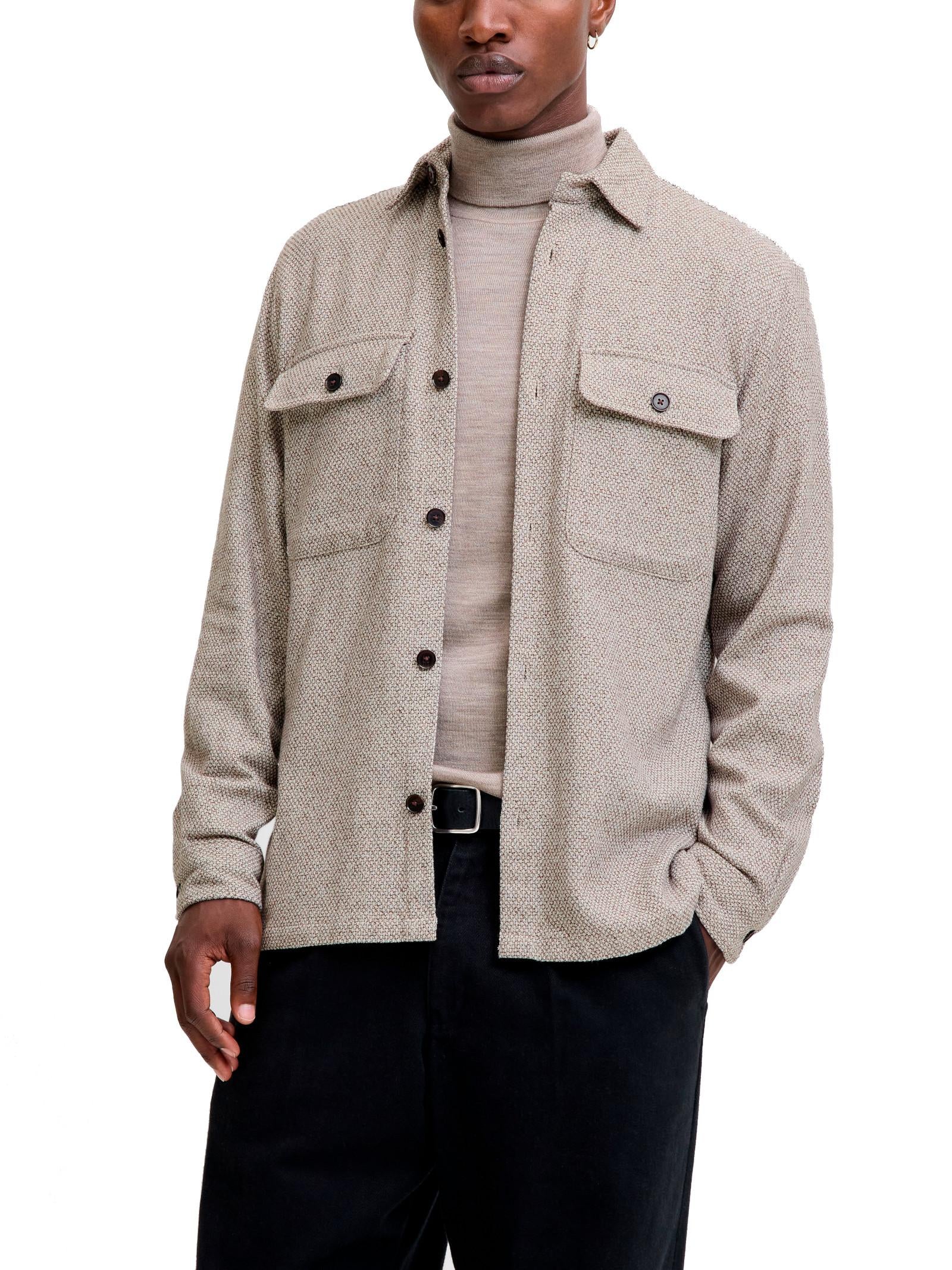Overshirt Jack & Jones Rayle Beige 12286840 /Ermine JACK & JONES 