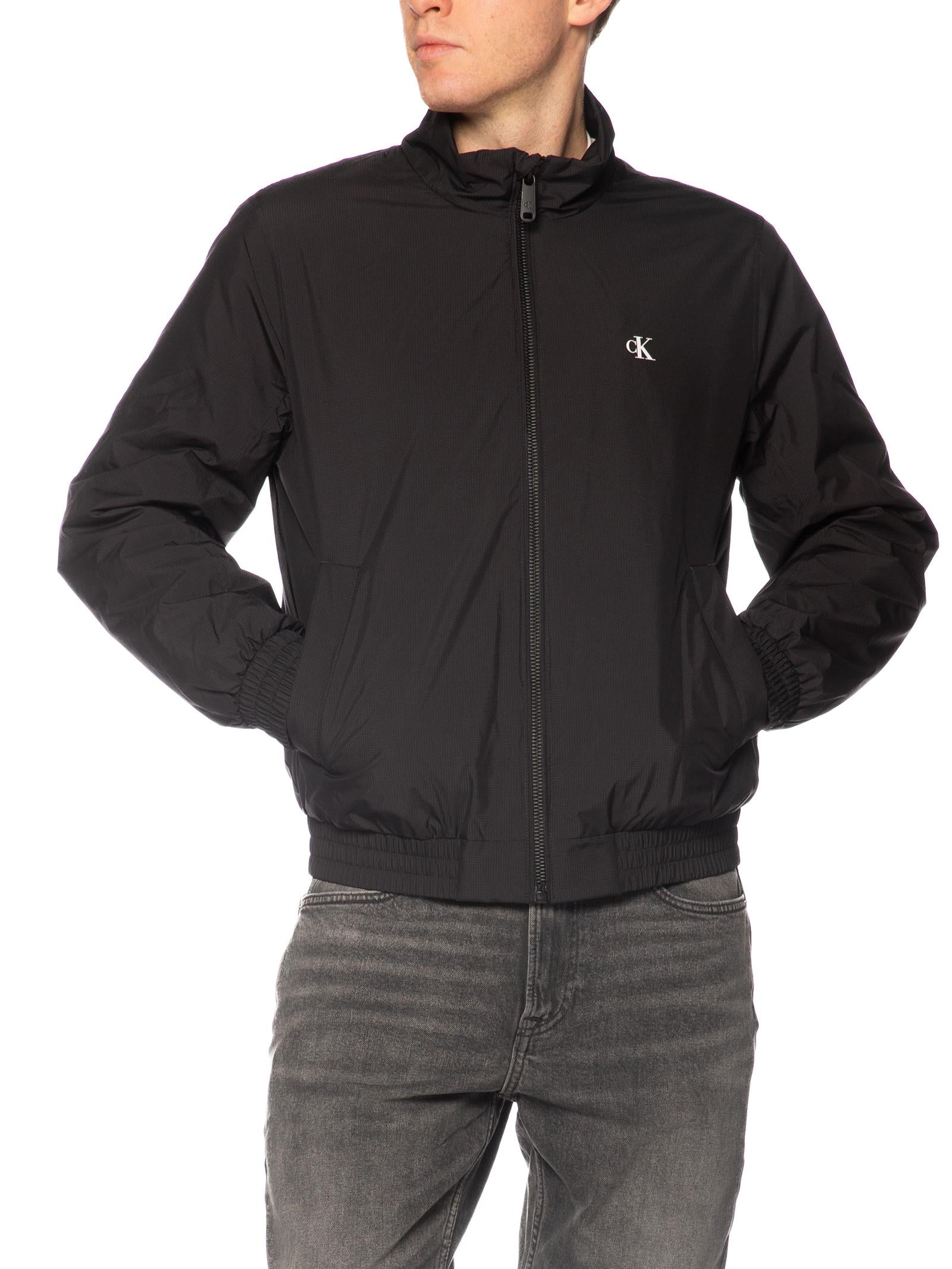 Giubbotto Calvin Klein Nero ripstop LV04RE515G UB1 CALVIN KLEIN 
