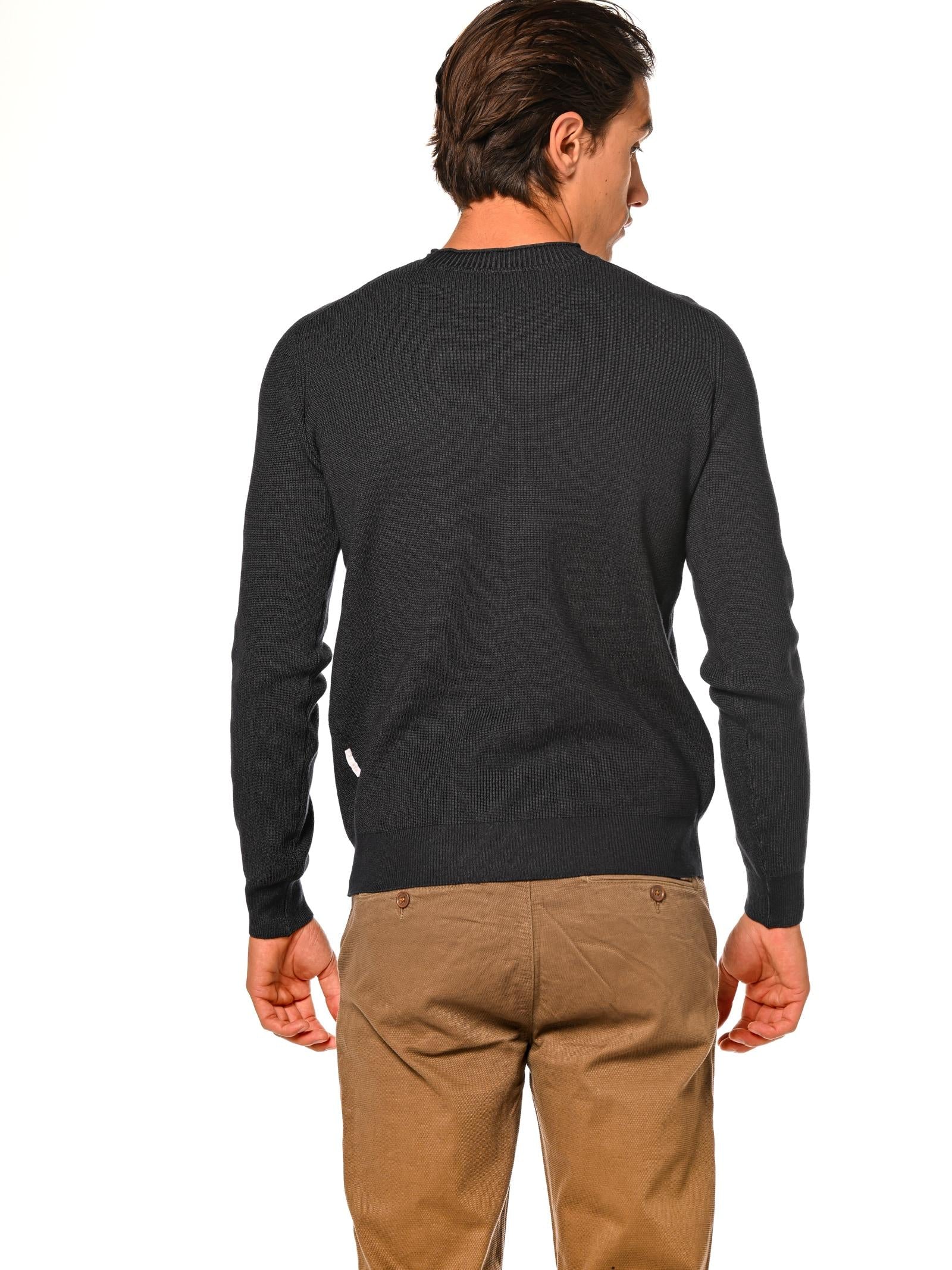 Maglia Seinse Blu costa melange MI3071 BLU SEINSE 