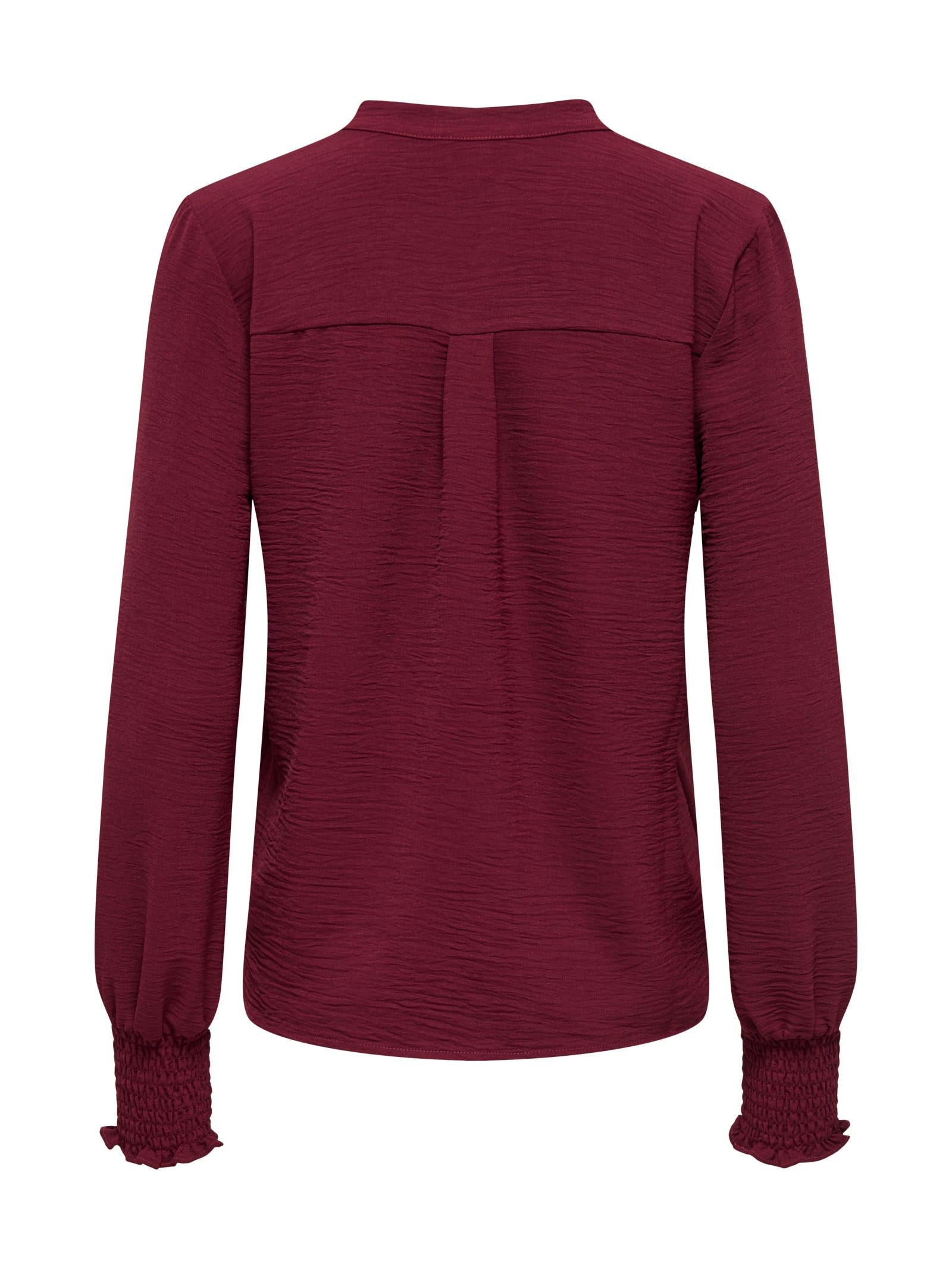 Blusa Only Mette Bordeaux a maniche lunghe 15284309 /Tawny Port ONLY 