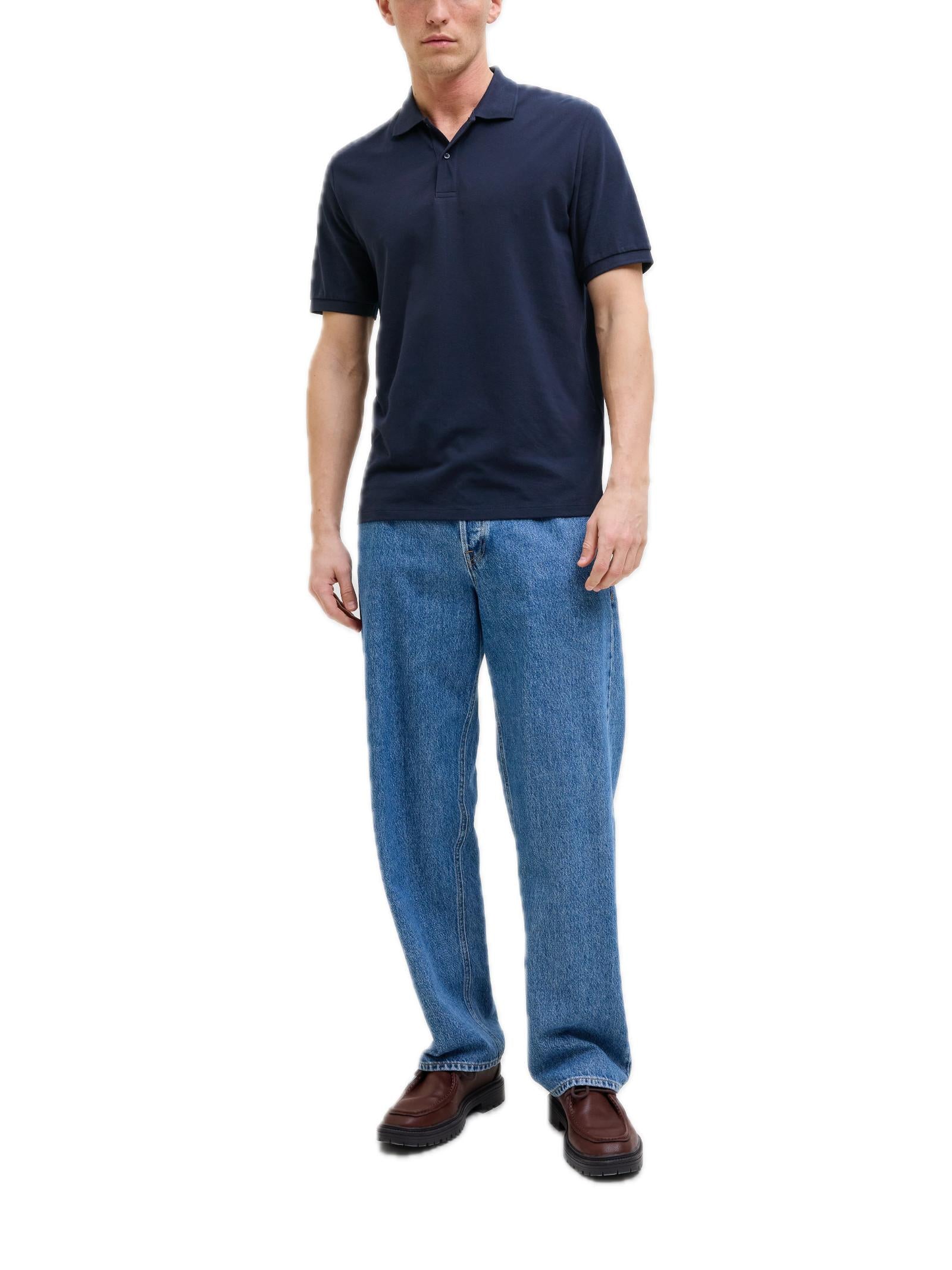 Polo Jack & Jones Blu Kane 12270150 /Sky Captain JACK & JONES 