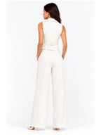 Pantalone Imerial Panna gessato P3ZQLAF PANNA IMPERIAL 