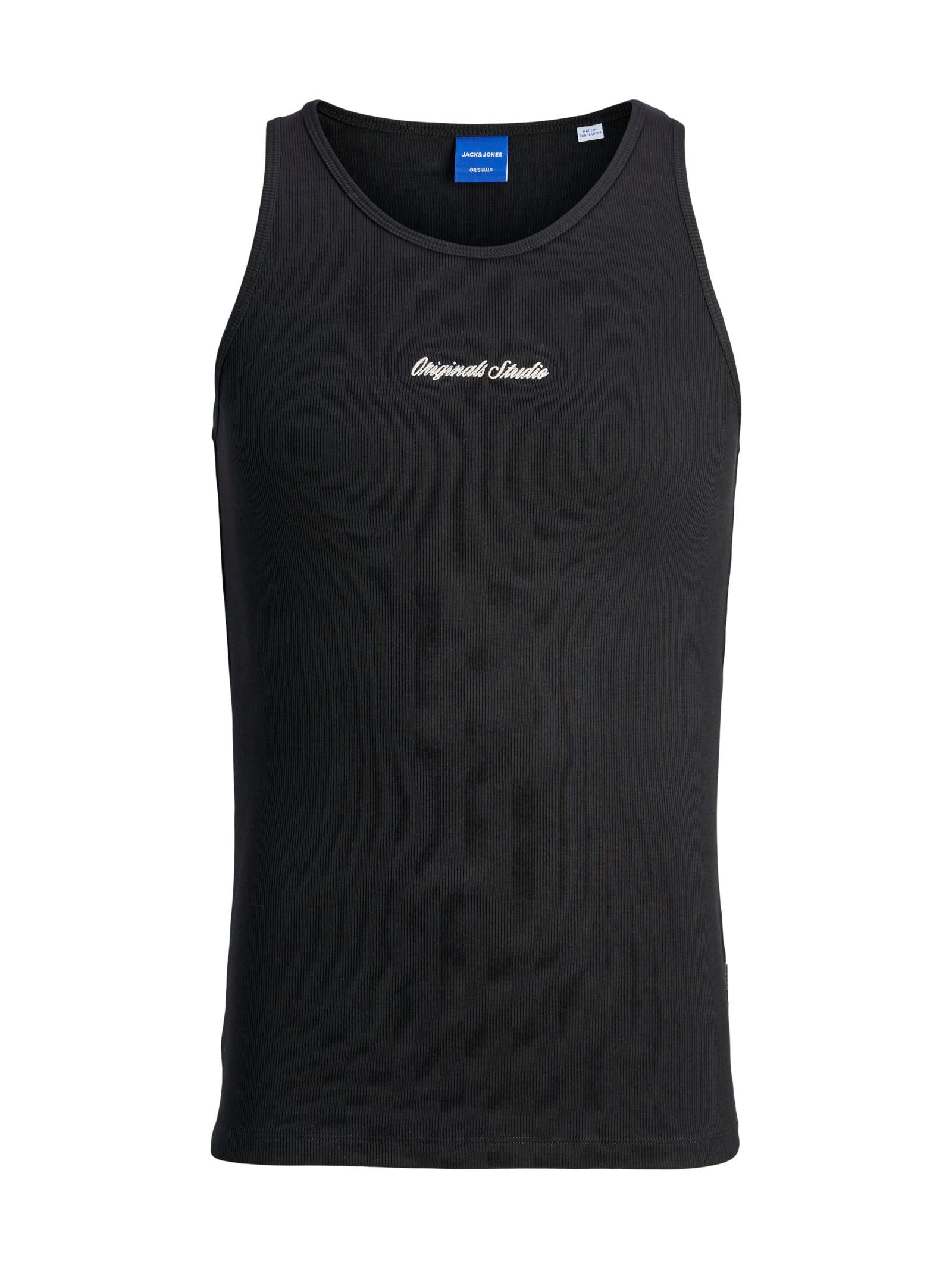 Canotta Jack & Jones Nero Ebro stampa 12284156 /Black JACK & JONES 