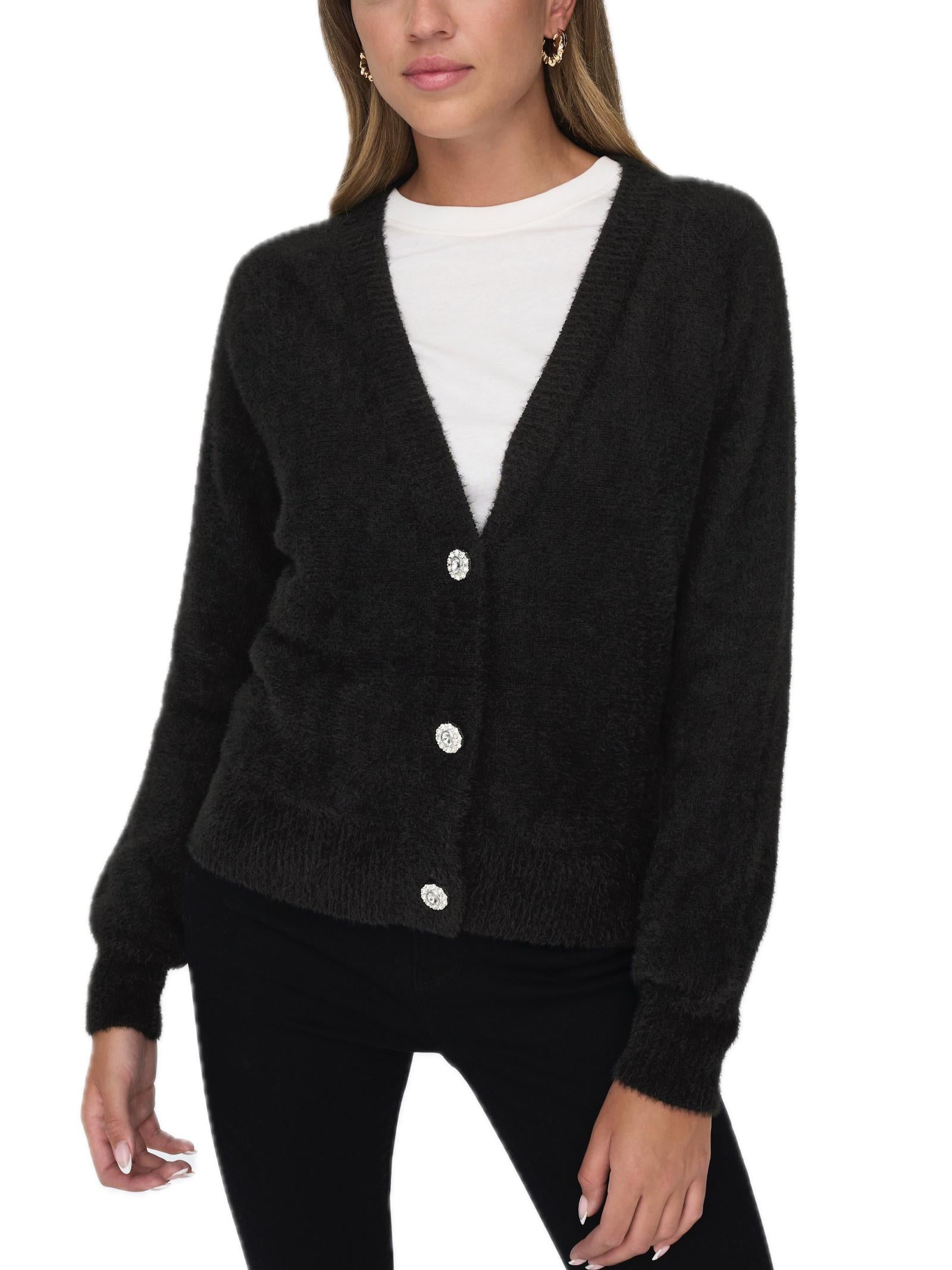 Cardigan Only Lella Nero con bottoni 15259564 /Black ONLY 