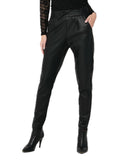 Pantalone Only Poptrash Nero con elastico in vita in ecopelle 15216199 /Black ONLY 