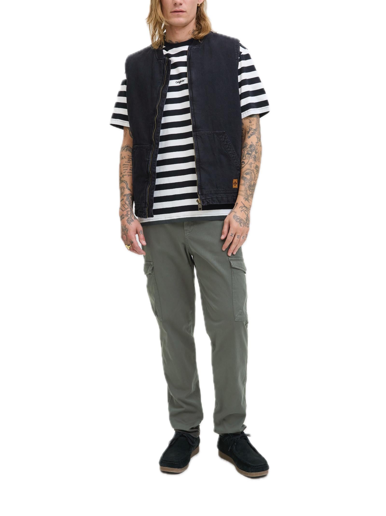 Cargo Jack & Jones Stace Verde con tasconi 12282388 /Beluga JACK & JONES 