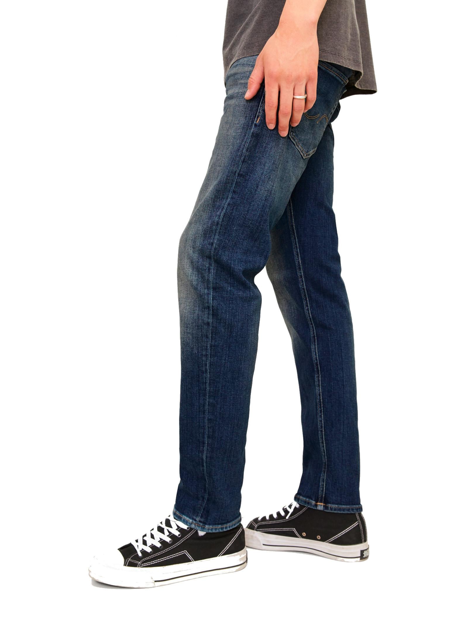 Jeans Jack & Jones Mike Medium Blue Denim tapered fit 12158610 /Blue Denim JACK & JONES 