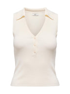 Top JDY Bianco Nanna in maglia 15351433 /Cloud Dancer JDY 