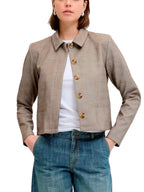 Giacca JJXX Cooper Fango con colletto 12287944 /Coriander JJXX 