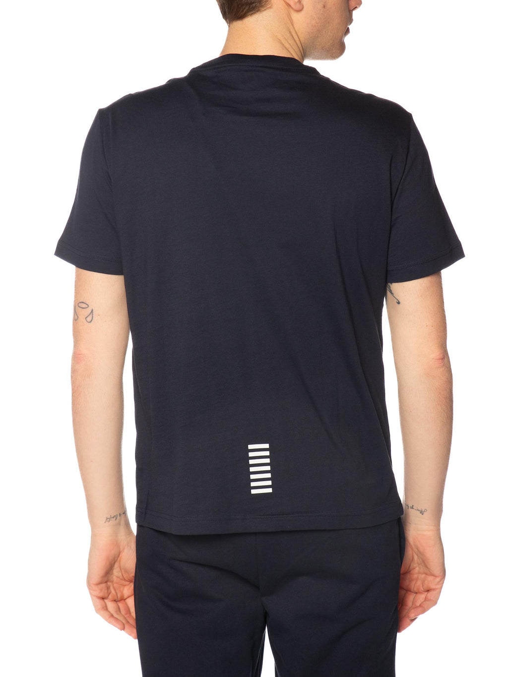 T-shirt Emporio Armani Blu logo piccolo 8NPT25 1562 EA7 