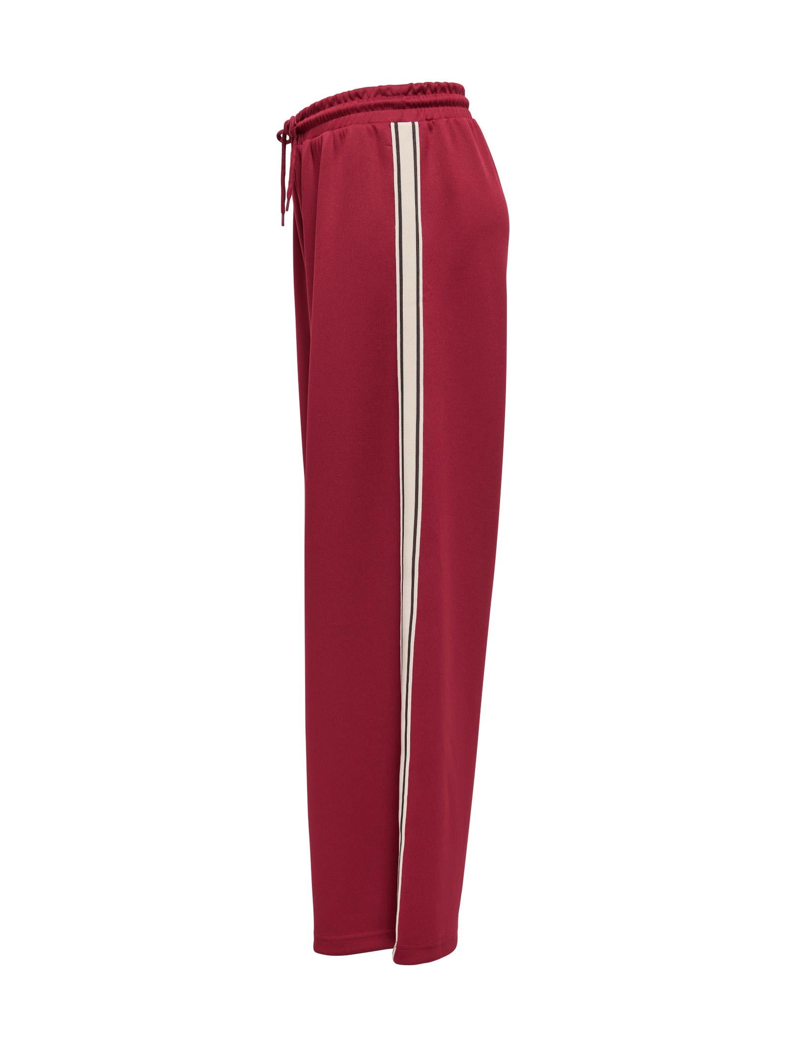 Pantalone Only Asta Bordeaux a righe 15356171 /Cabernet ONLY 