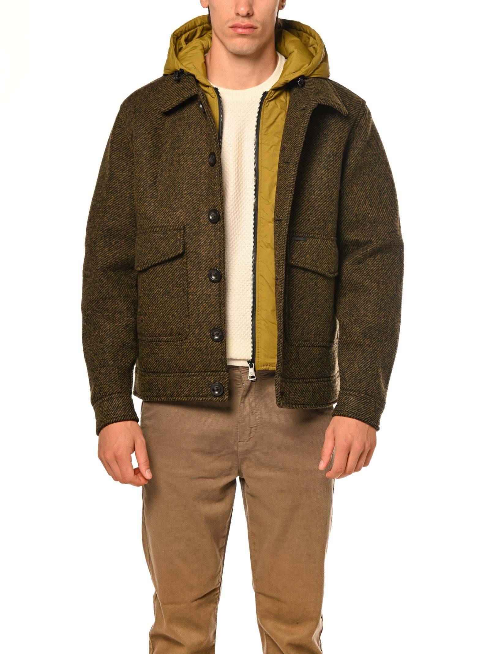 Cappotto Gianni Lupo Verde con cappuccio GL360R VERDE GIANNI LUPO 