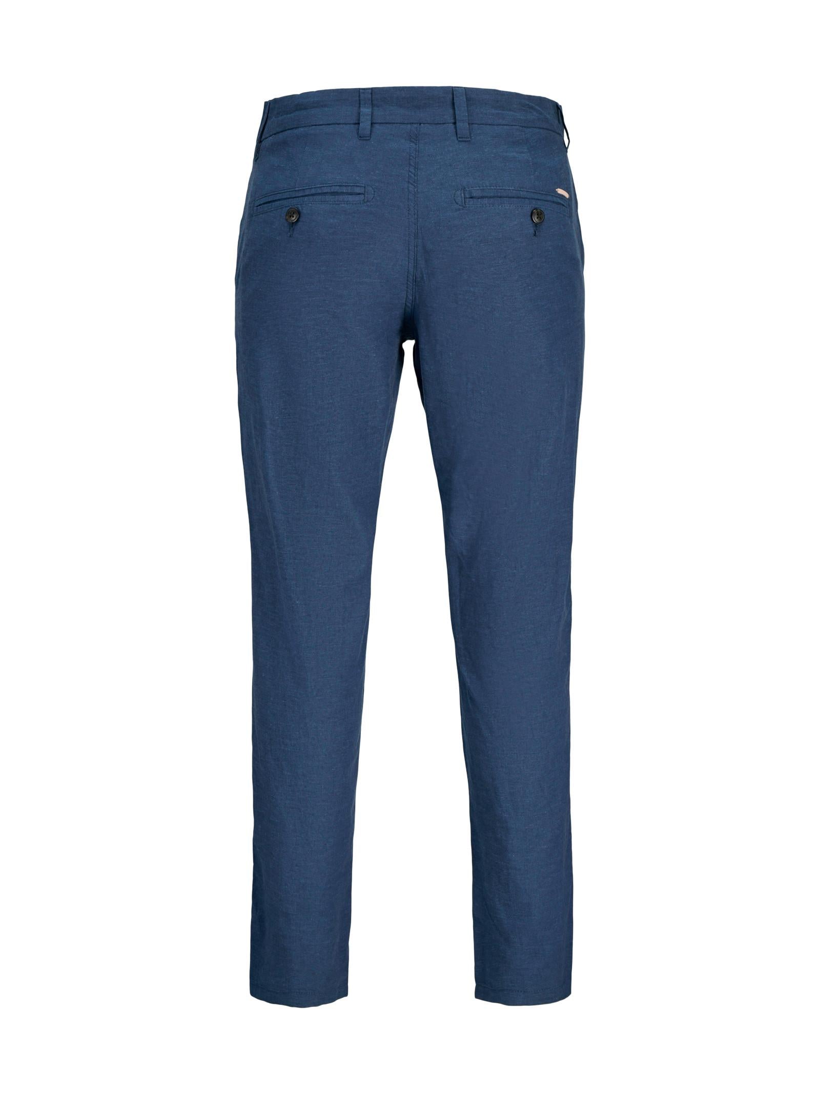Chino Jack & Jones Blu Summer in Lino 12248604 /Night Sky JACK & JONES 