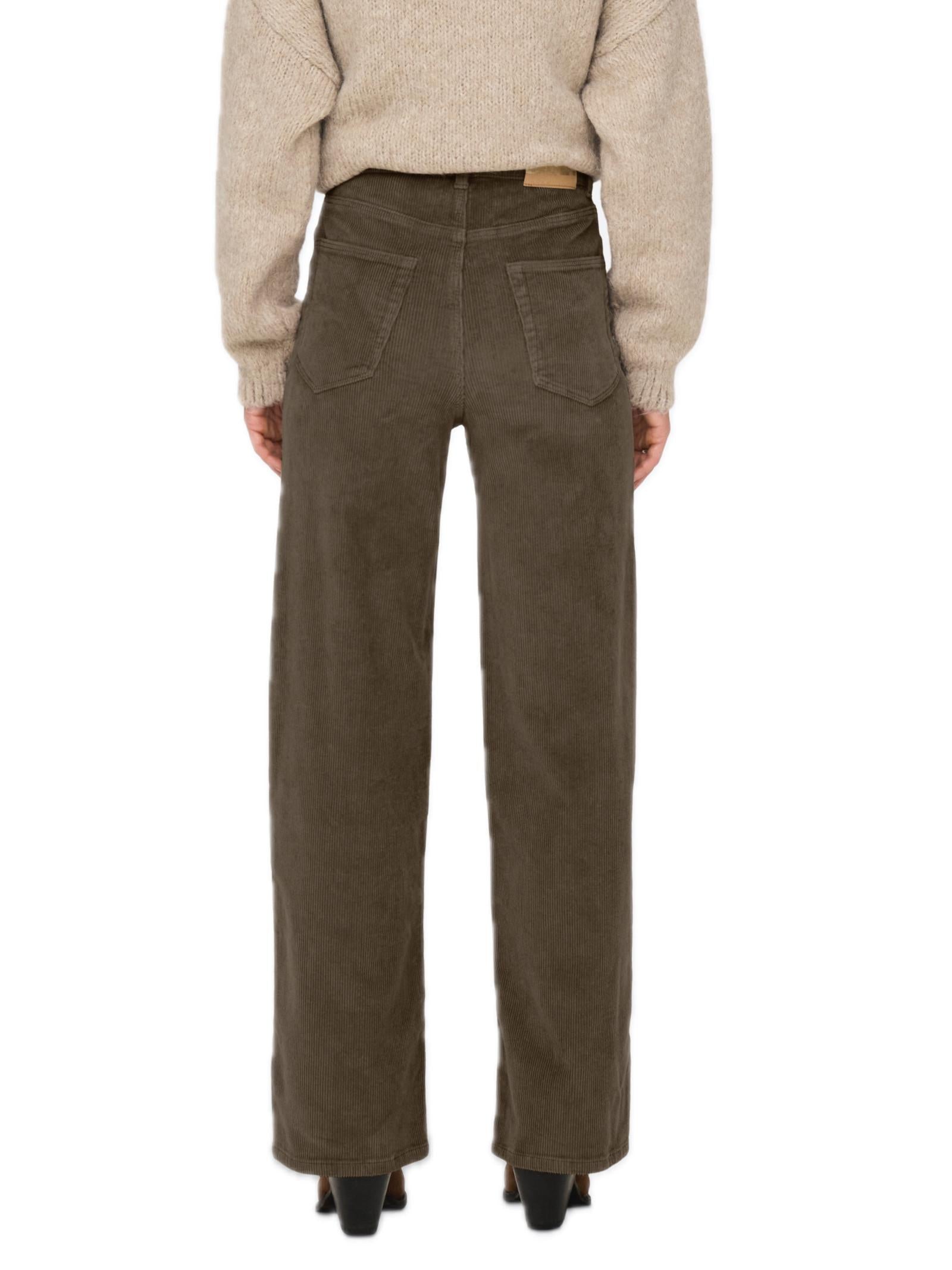 Pantalone Only Hope Marrone Wide in velluto 15263179 /Morel ONLY 