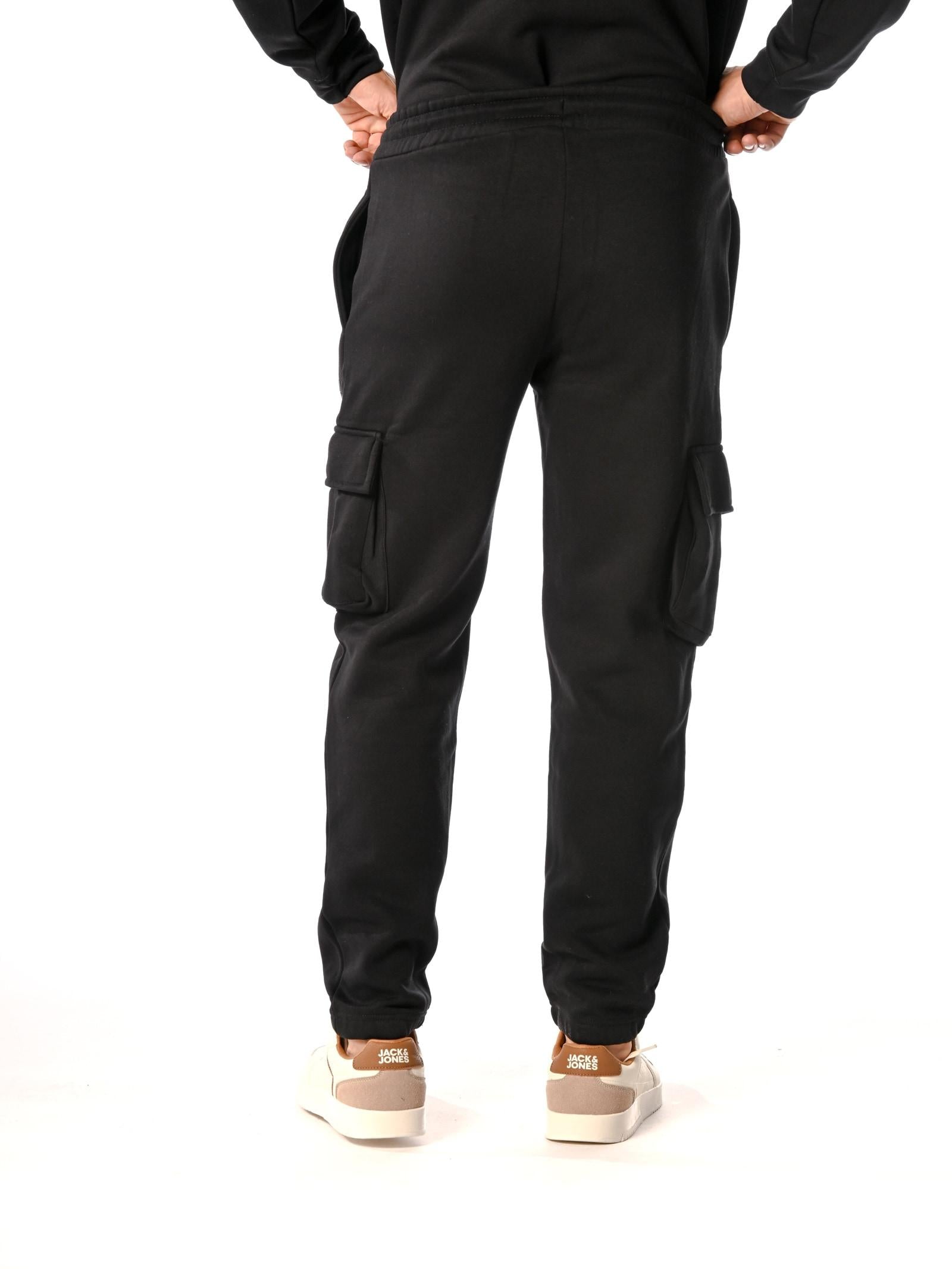 Pantalone Urban Ring Nero in felpa cargo UR9120071 NERO URBAN RING 