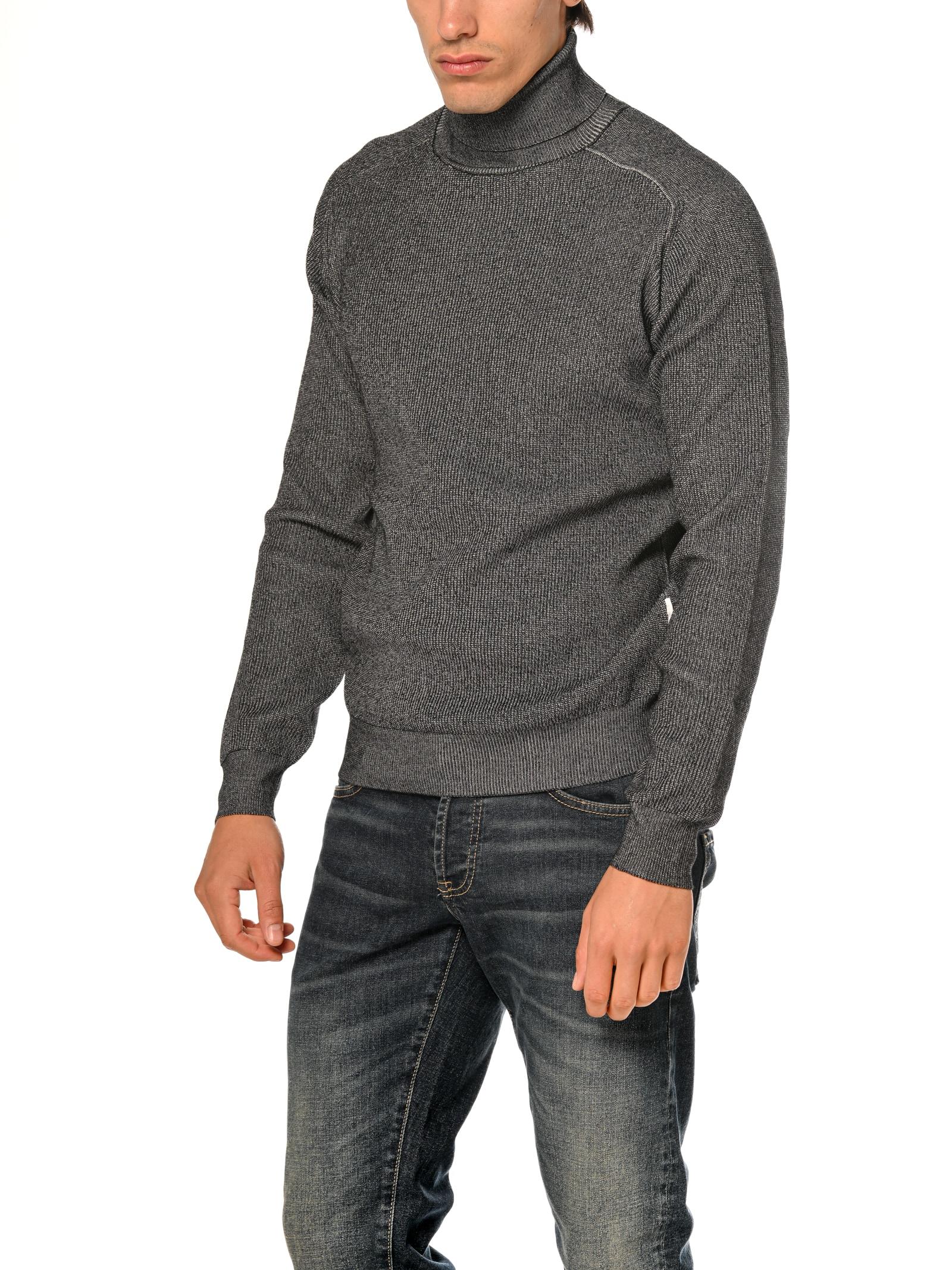 Maglia Seinse Nero dolcevita costa melange MI3072 NERO SEINSE 