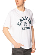 T-shirt Calvin Klein Jeans Bianco Graphic LV04RE810G YAA CALVIN KLEIN 