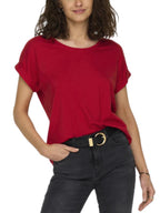 T-Shirt Only Rossa Moster in viscosa 15106662 /Lychee ONLY 