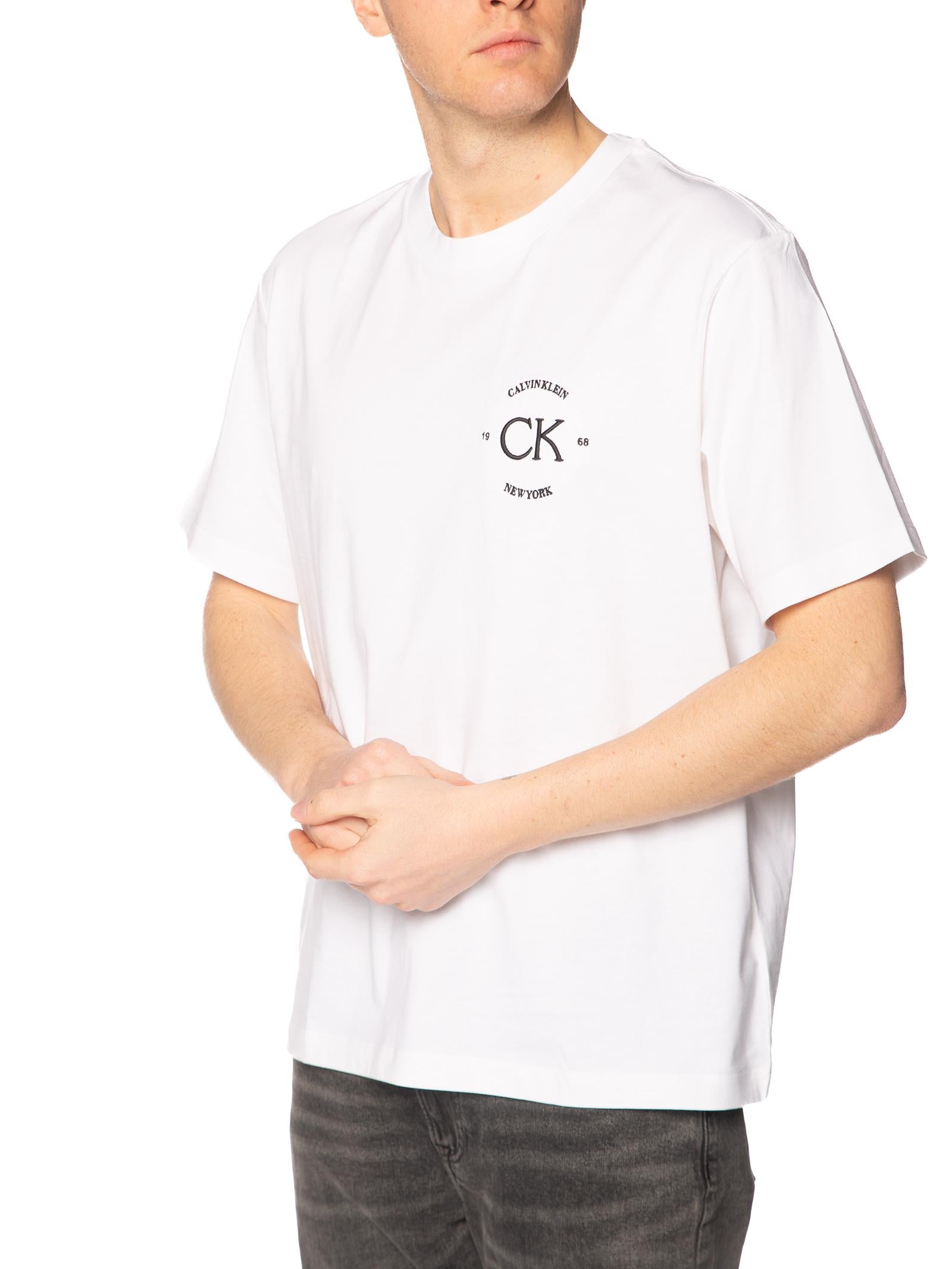 T-shirt Calvin Klein Jeans Bianco Graphic LV04RE825G YAF CALVIN KLEIN 