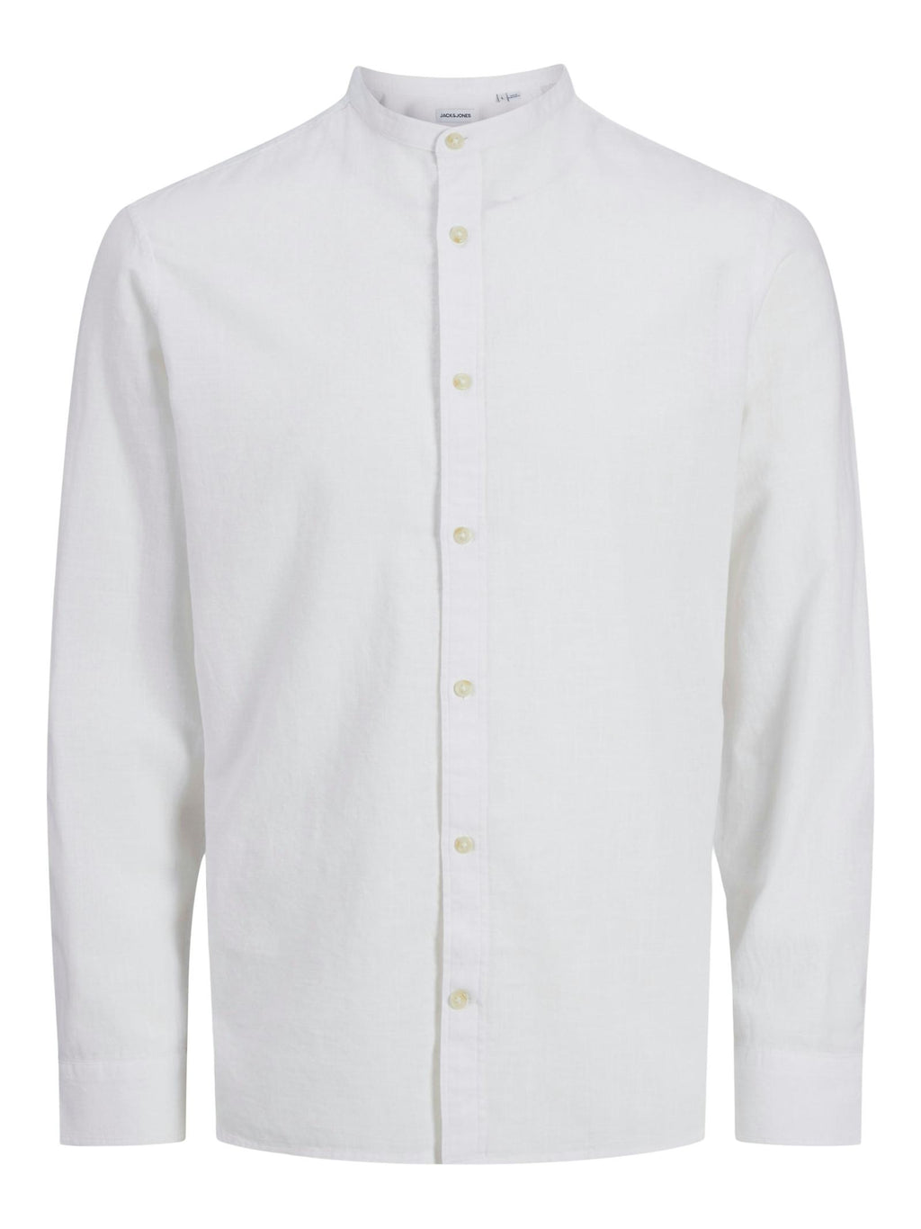 Camicia Jack & Jones Bianco Summer coreana lino 12269319 /White JACK & JONES 