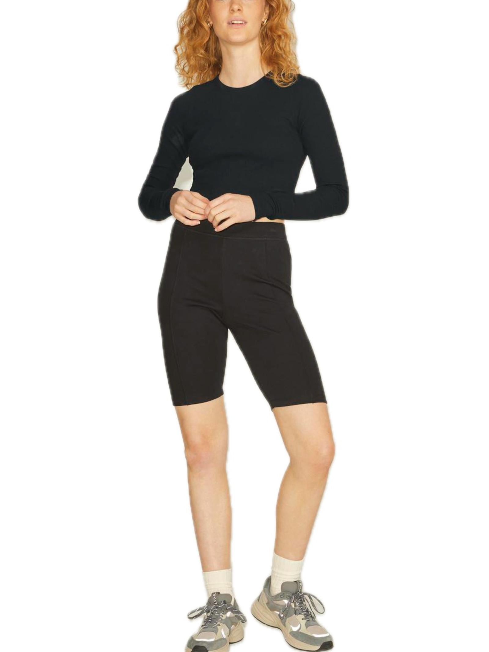 T-shirt JJXX Feline Nero manica lunga