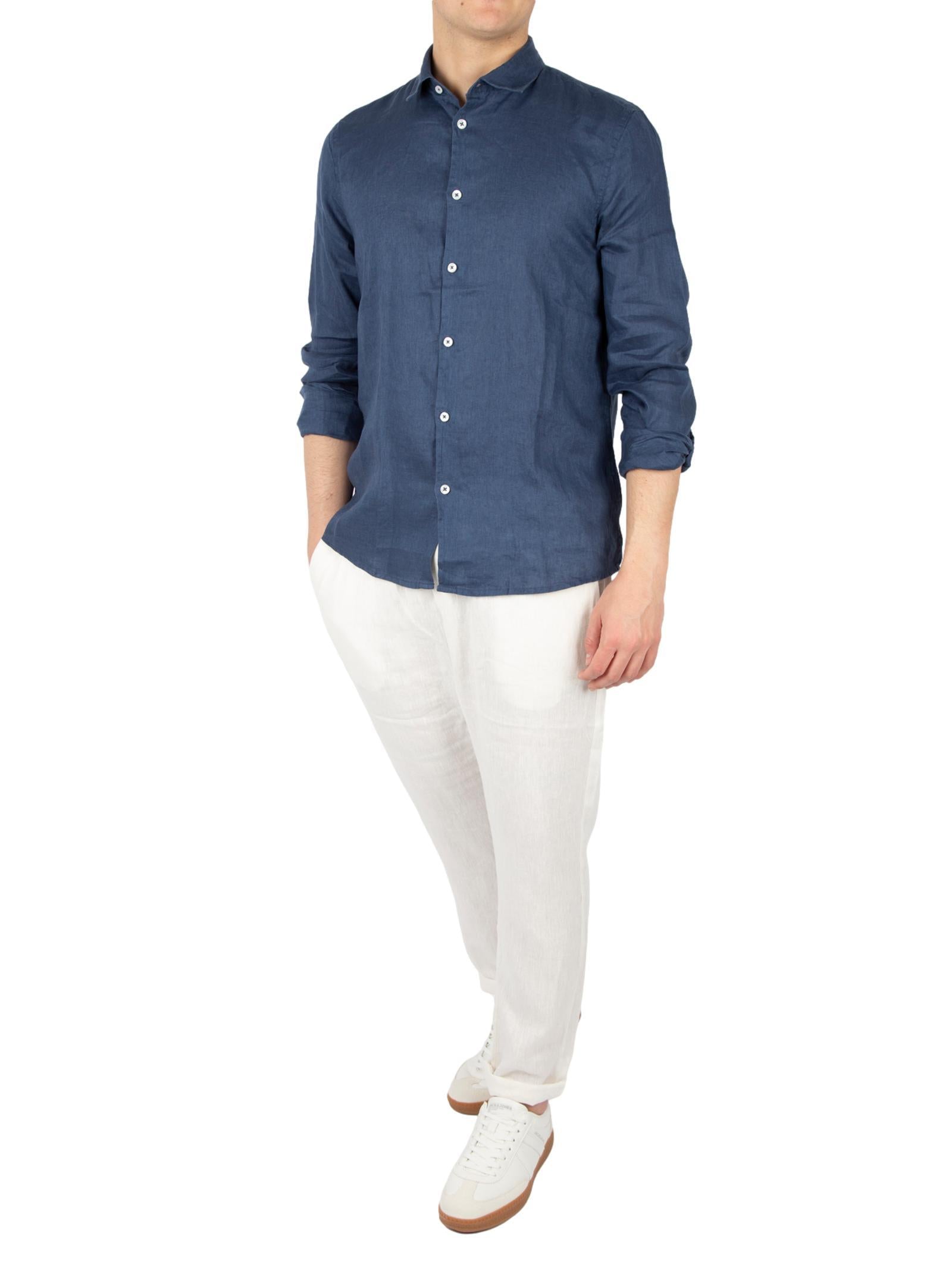 Camicia Seinse Indaco in lino CE985 INDACO SEINSE 