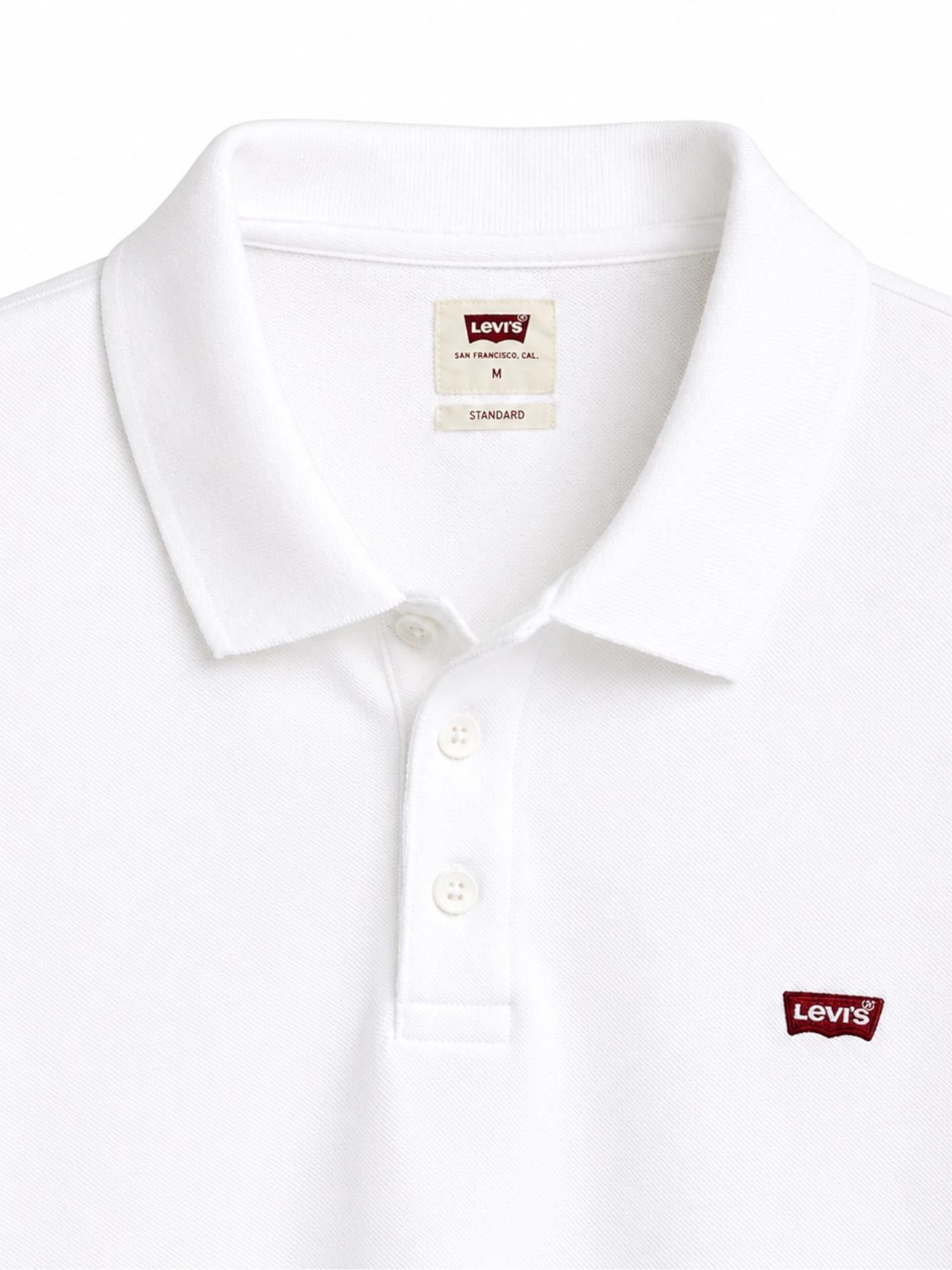 Polo Levi's® Wood Bianco logo ricamato 3588300 03 LEVI'S® 